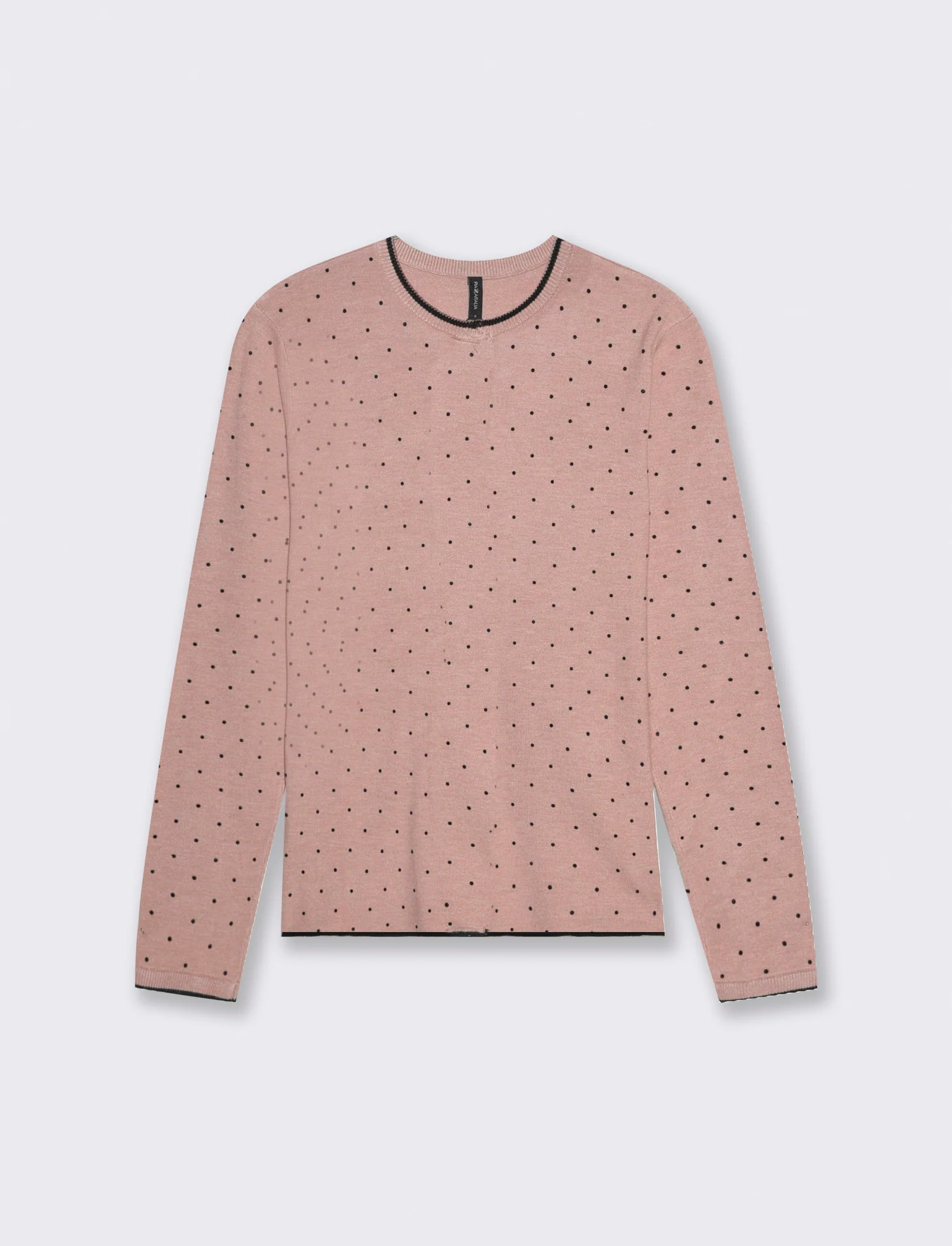 PULLOVER STAMPATO - Rosa antico
