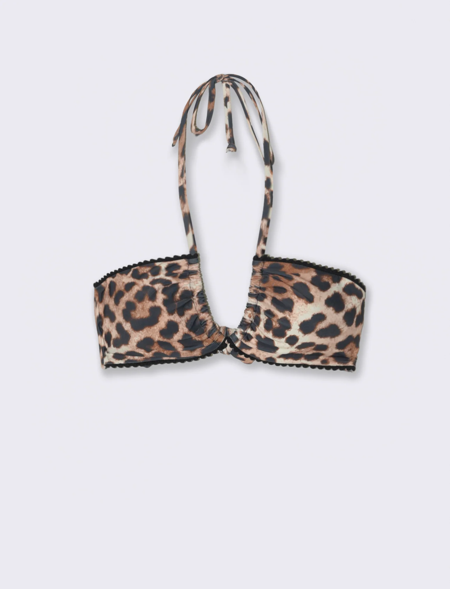 Reggiseno mare donna fascia capovolta - Leopardato