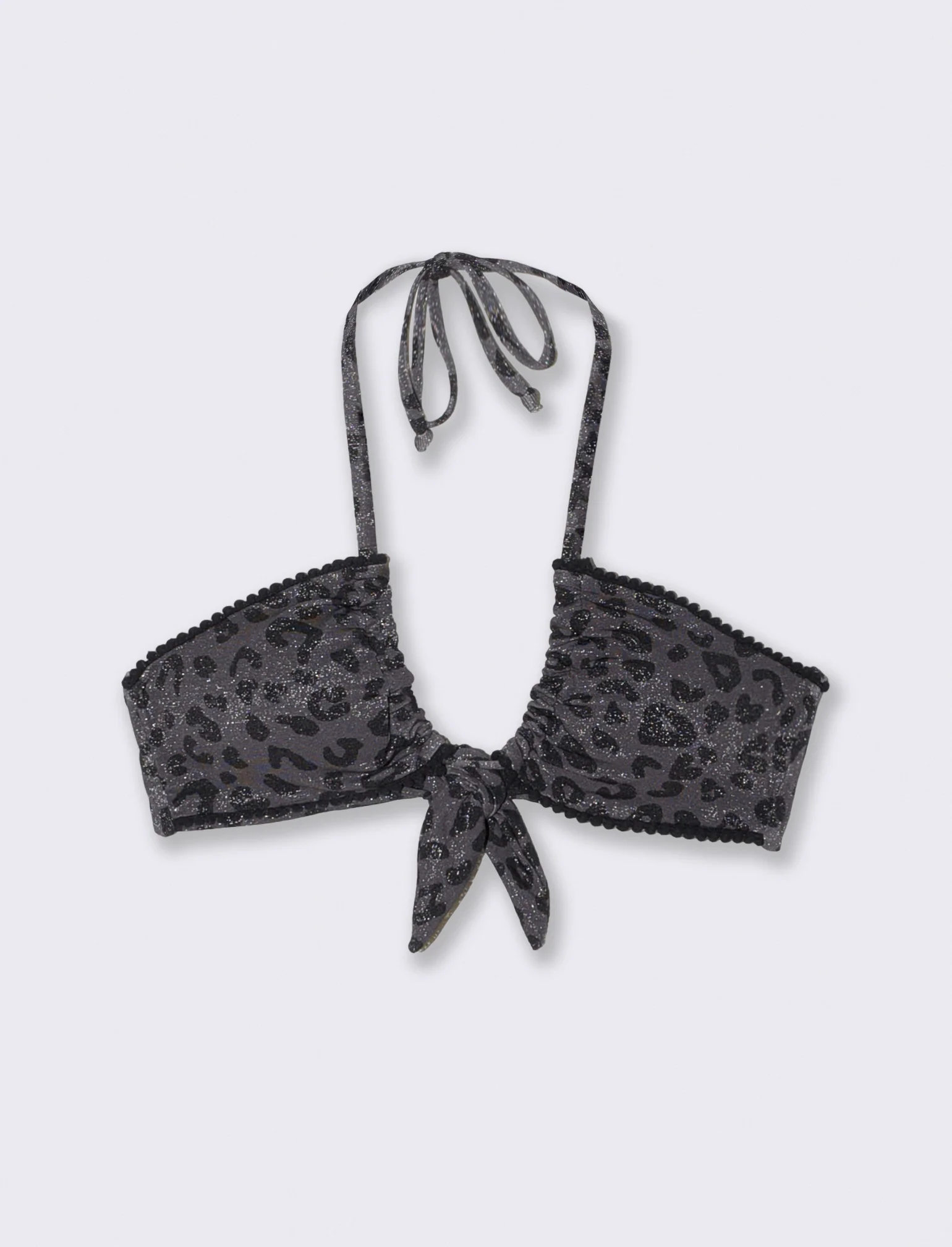 Reggiseno mare fascia capovolta - Nero - Image 3