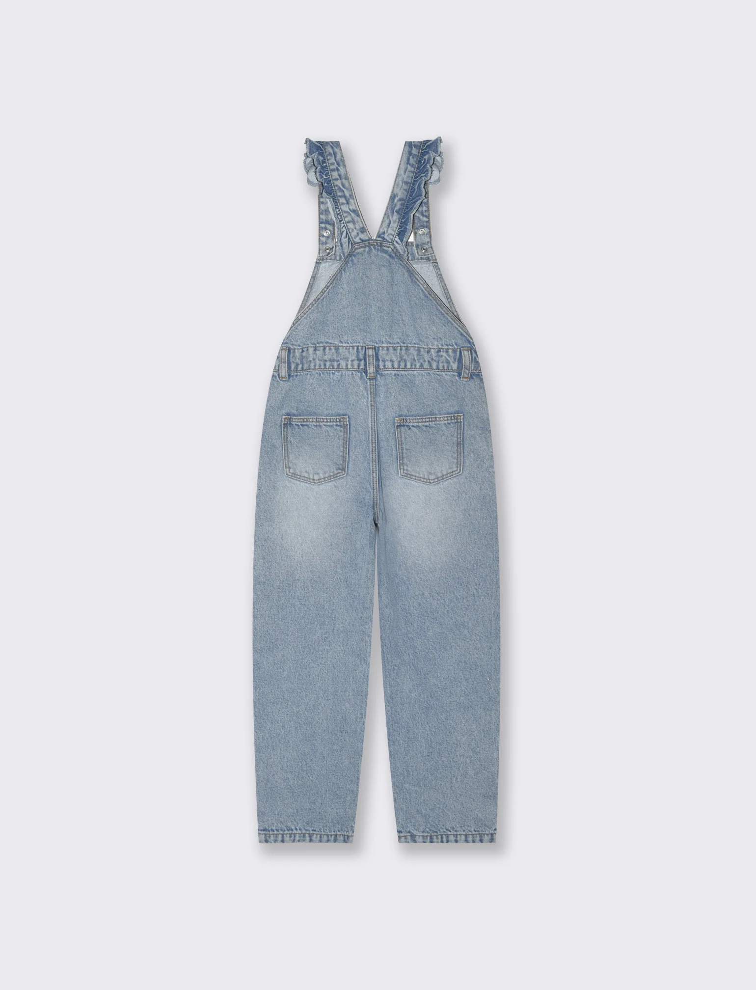 Salopette in denim da bambina - Denim - Image 4