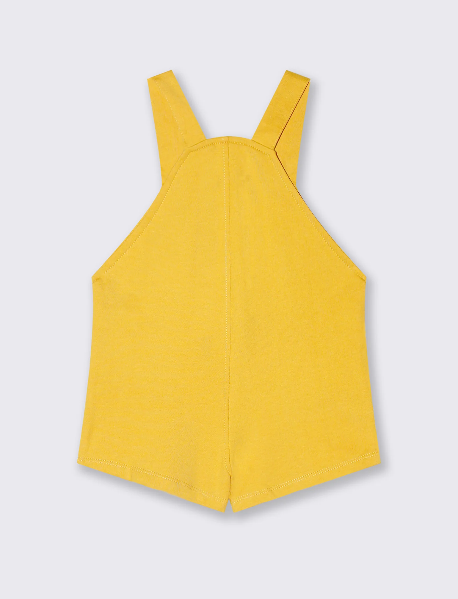 Salopette in jersey da neonato - Giallo - Image 2