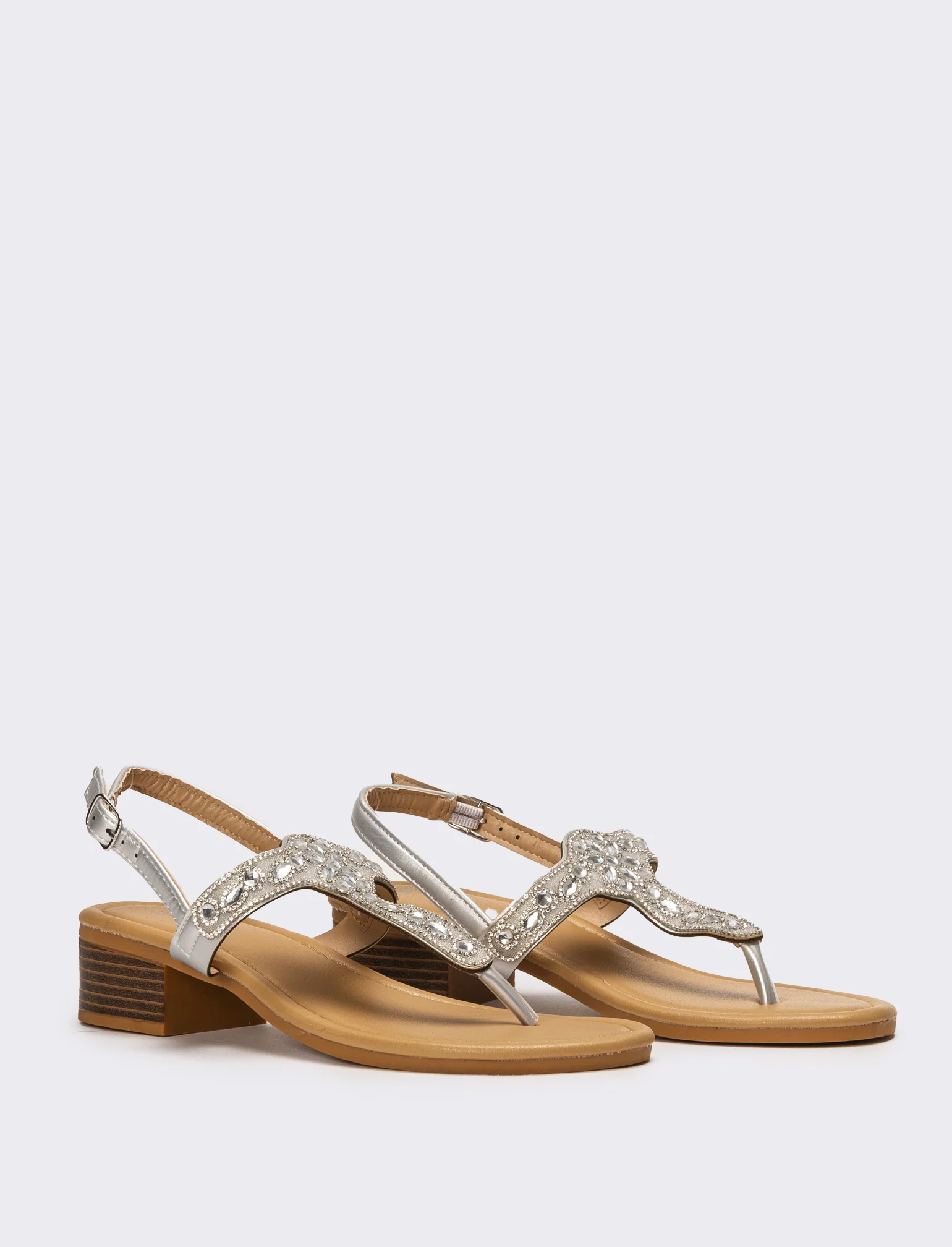 Sandalo capri - Argento - Image 2