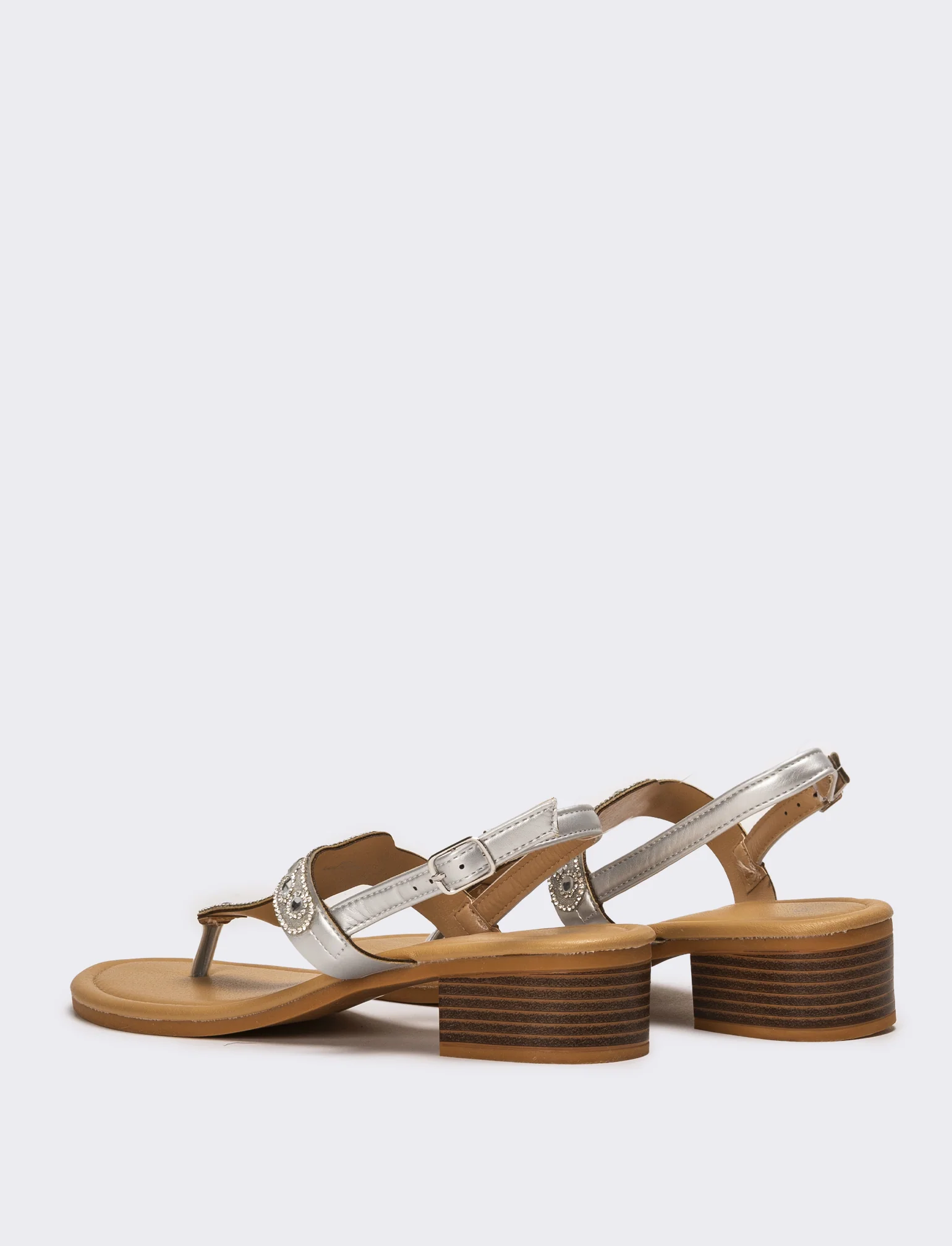 Sandalo capri - Argento - Image 3