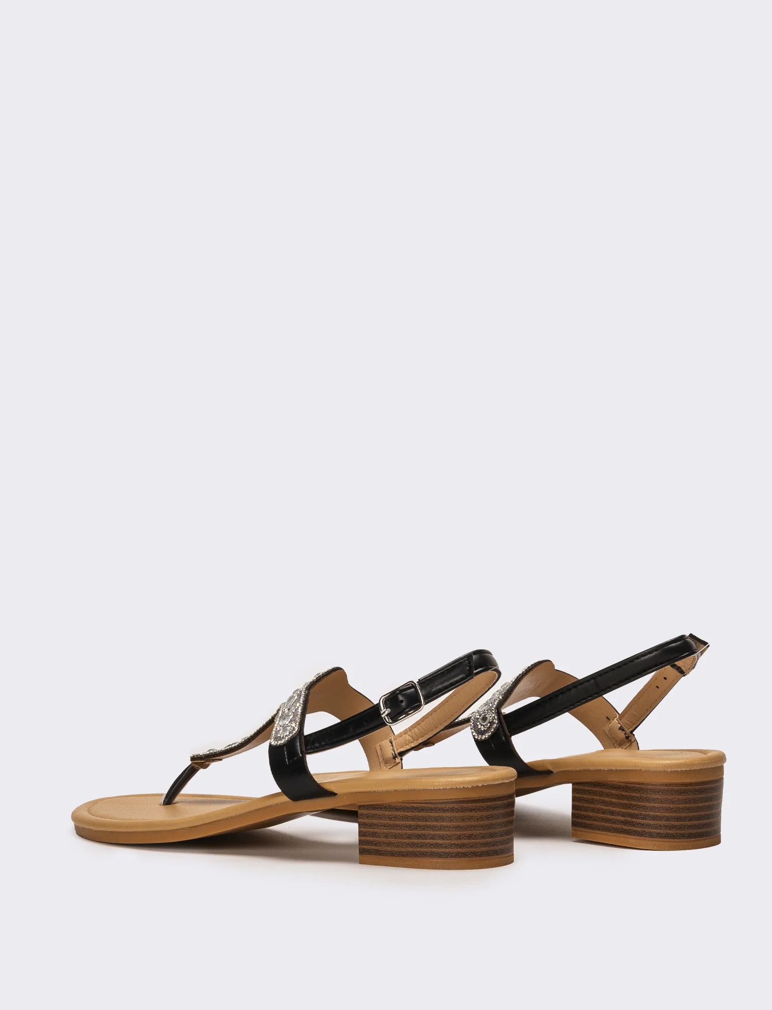 Sandalo capri - Nero - Image 3