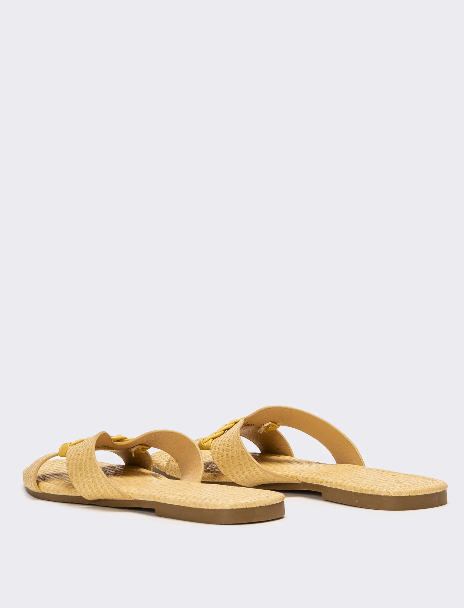 Sandalo da donna intrecciate - Beige - Image 3