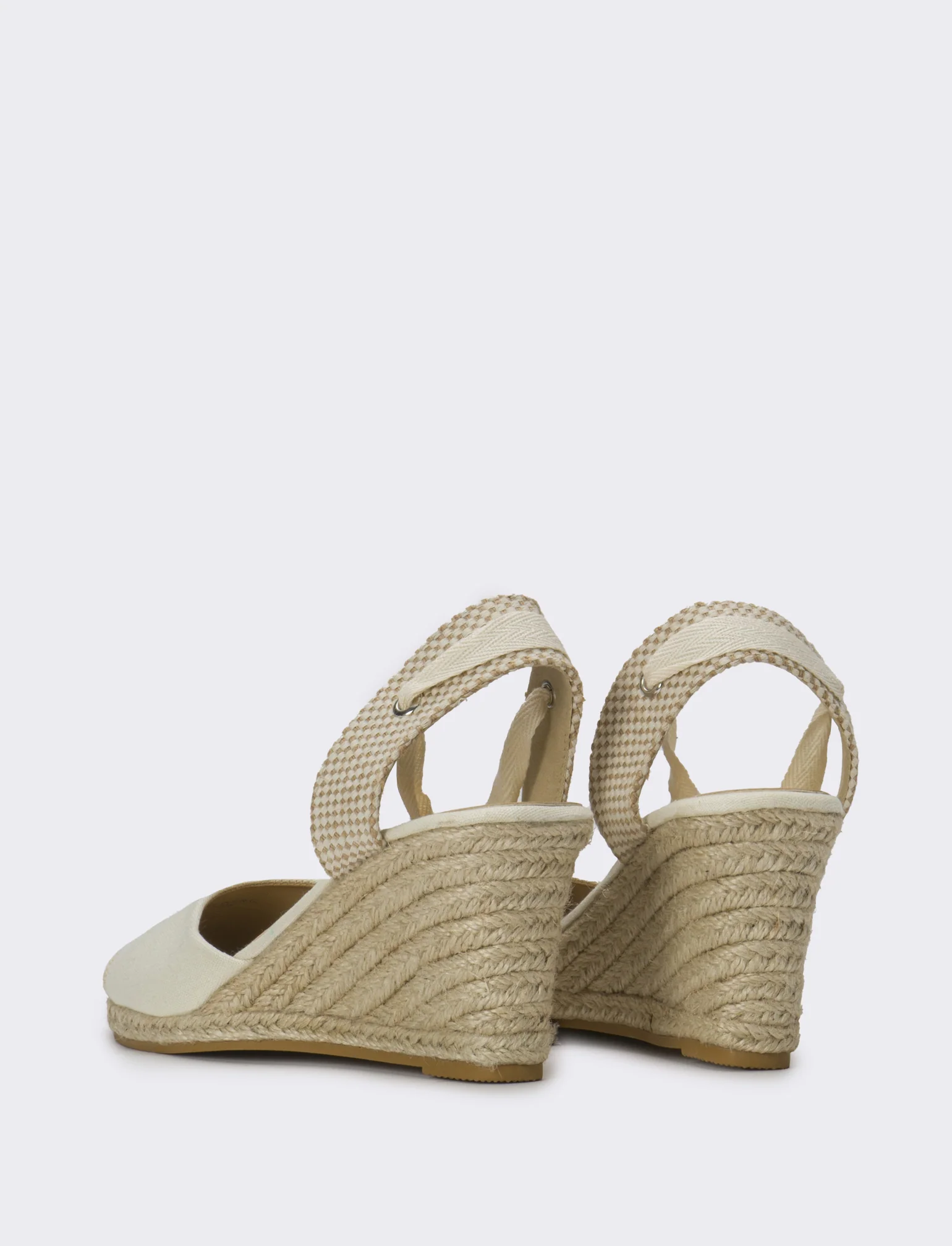 Sandalo Espadrillas da donna - Beige - Image 3