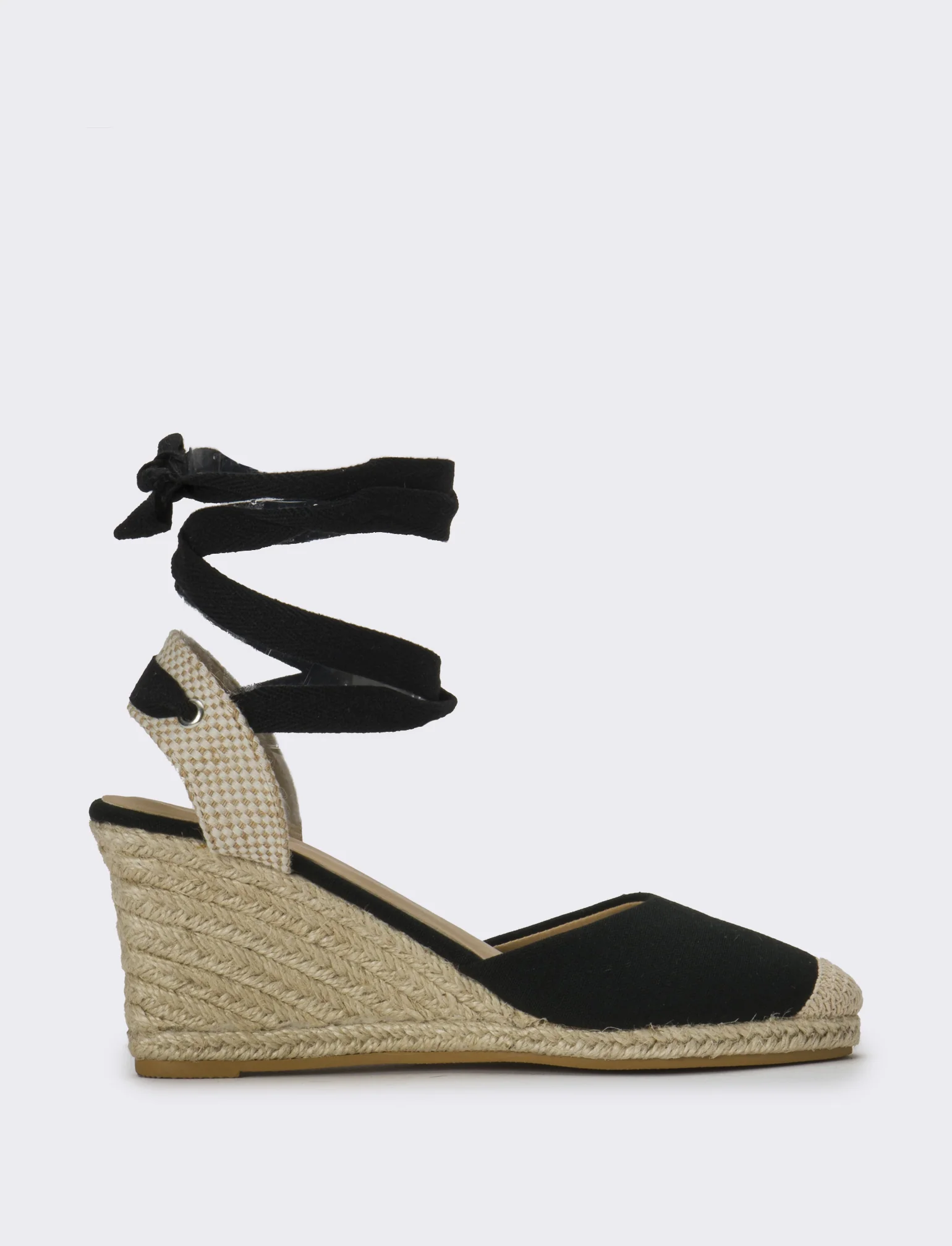 Sandalo Espadrillas da donna - Nero