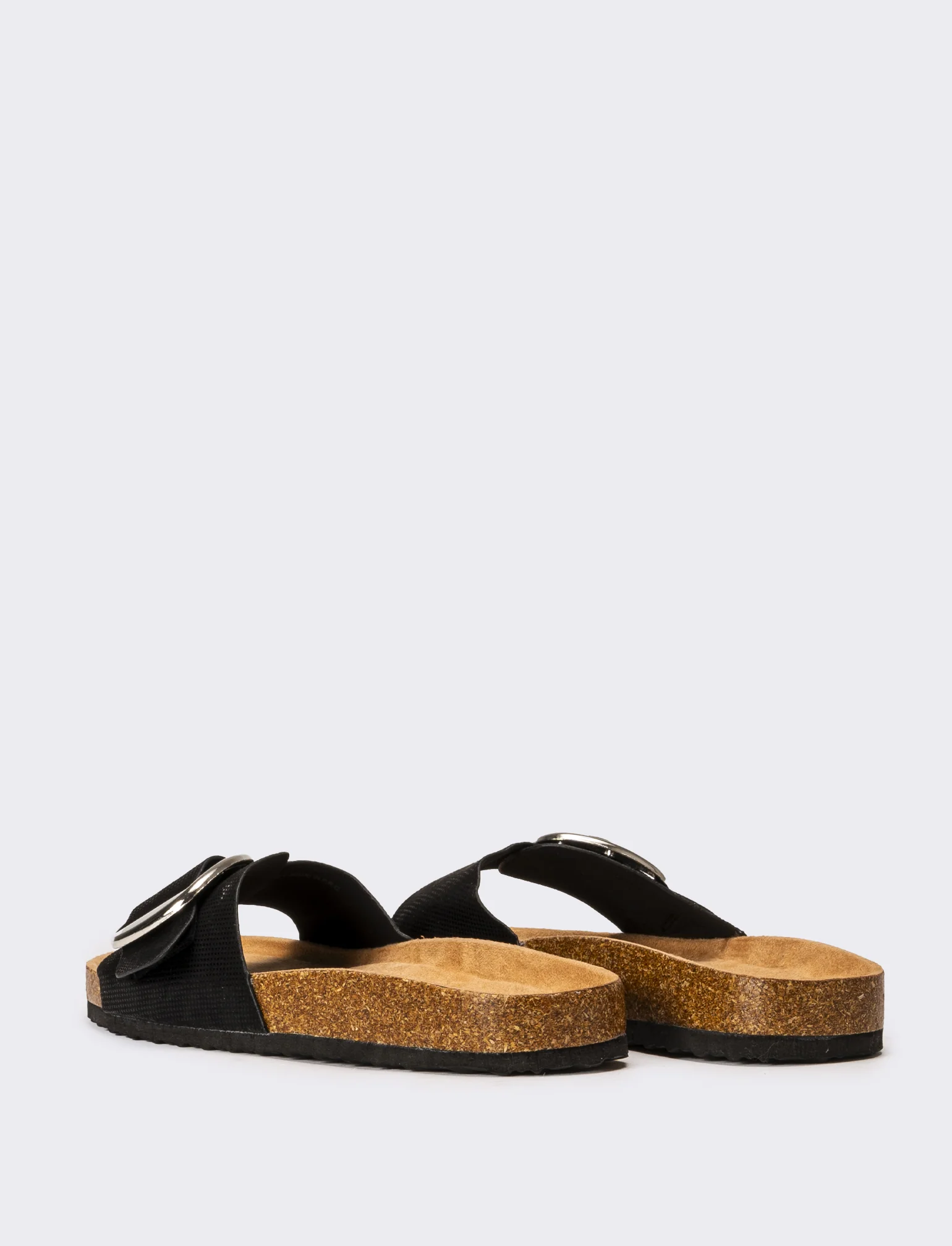 Sandalo flat da donna - Nero - Image 3