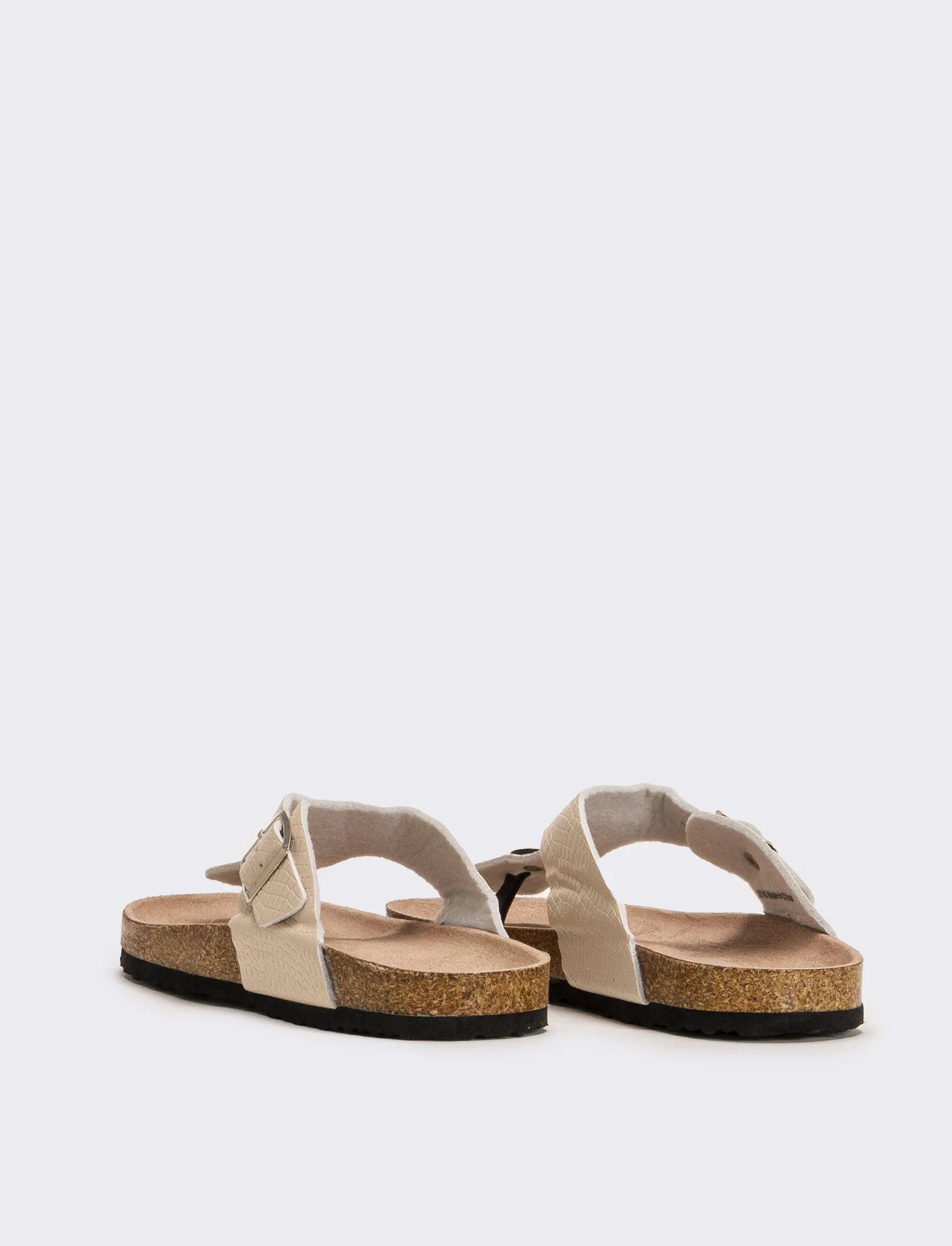 Sandalo infradito - Beige - Image 3