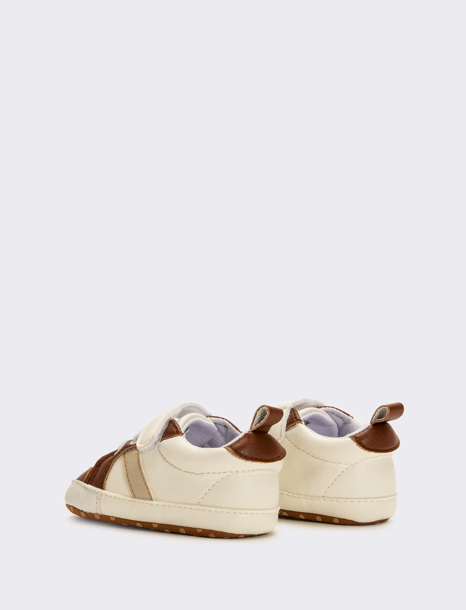 Scarpa con riporti da neonato - Bianco - Image 3