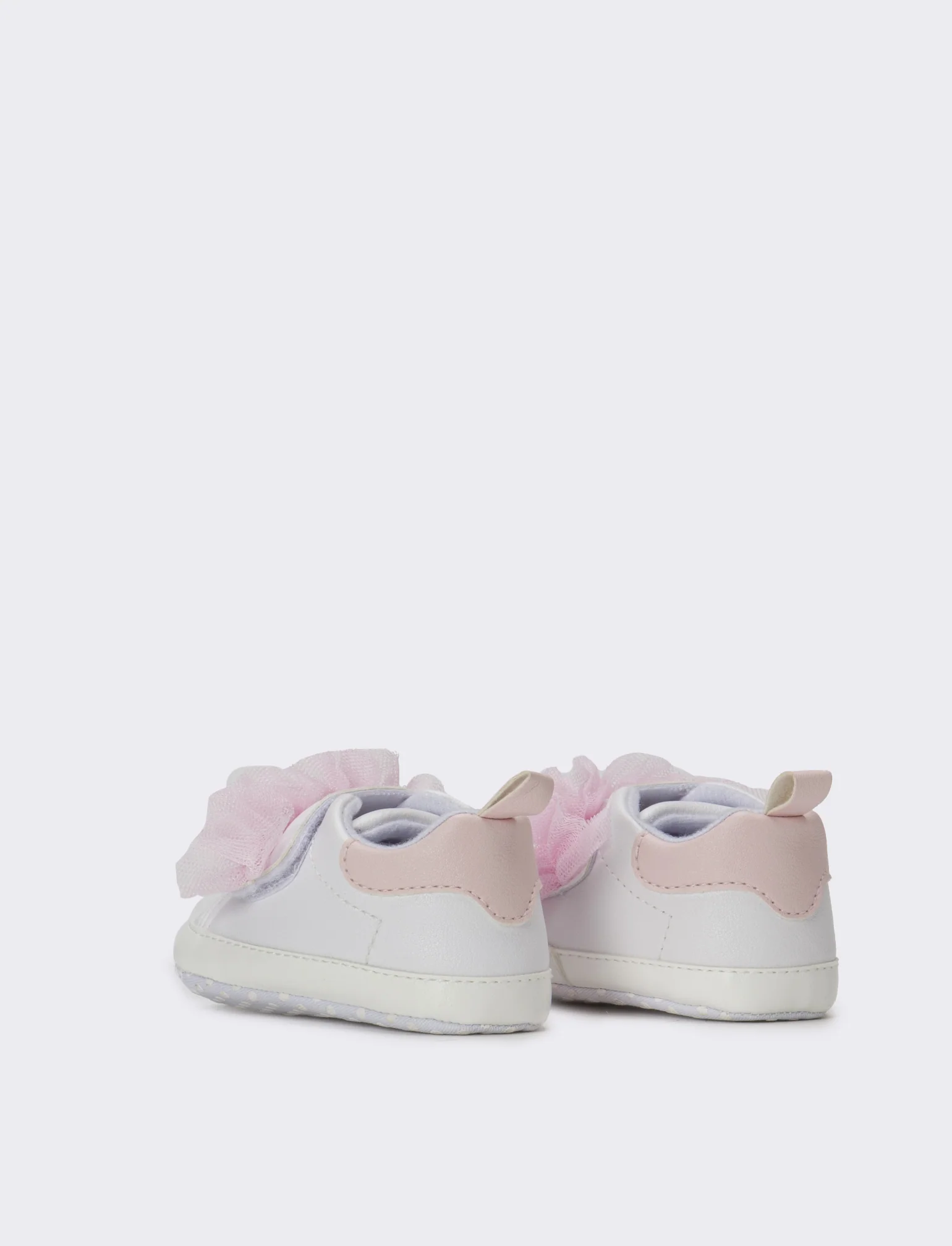 Scarpa con strappo da neonata - Bianco - Image 2