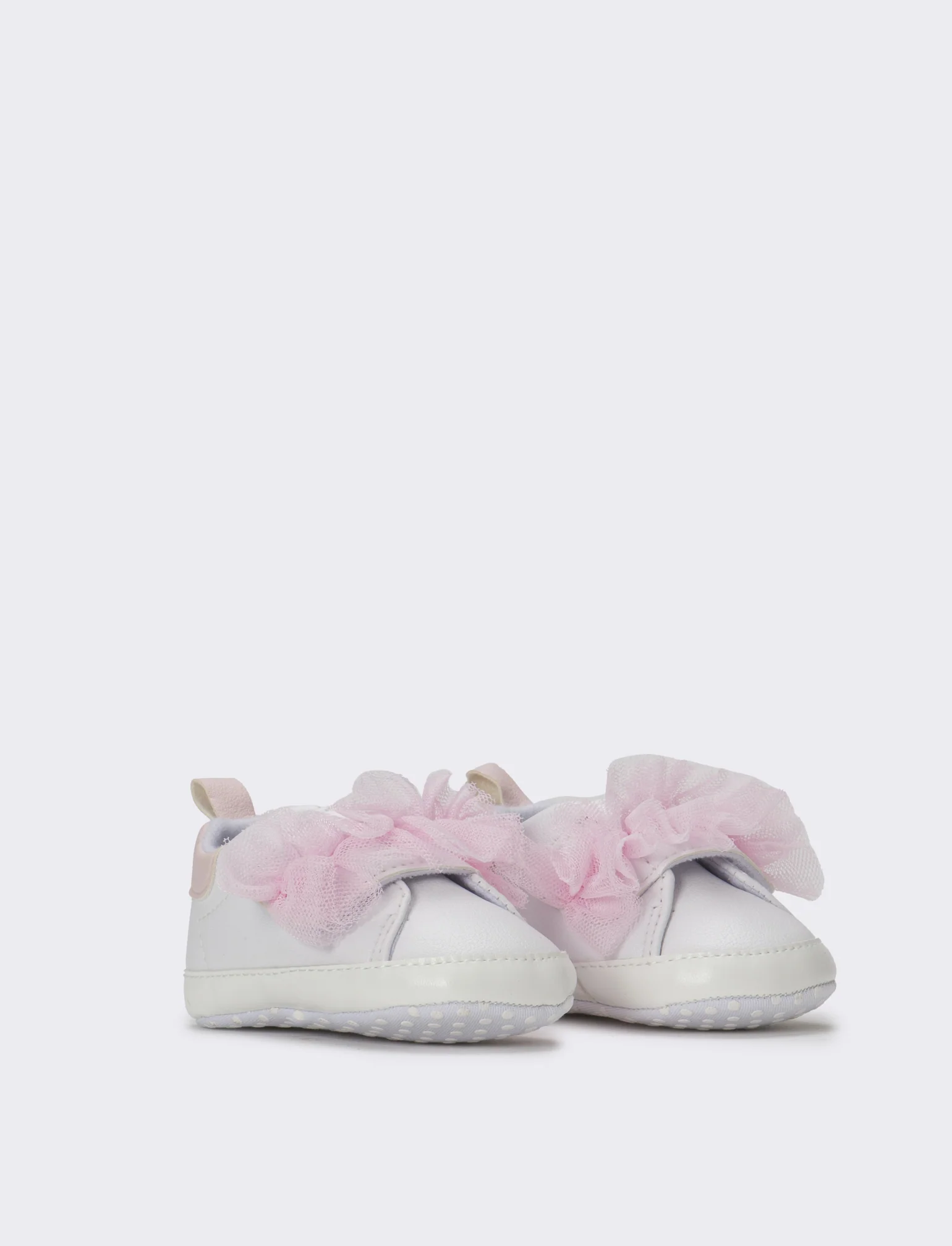 Scarpa con strappo da neonata - Bianco - Image 3