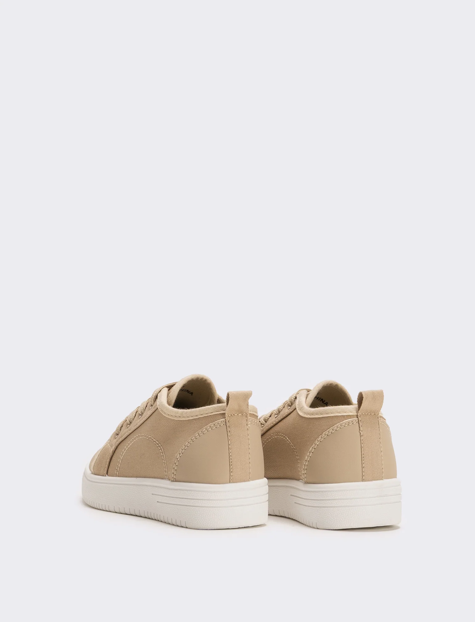 Scarpa da bambino in canvas - Beige - Image 3