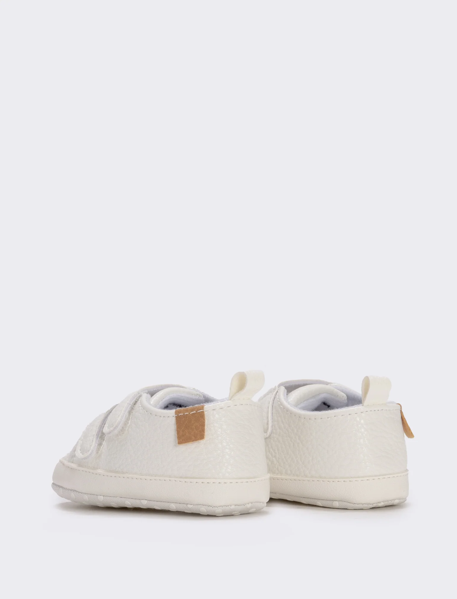 Scarpa da neonato bianca antiscivolo - Bianco - Image 4