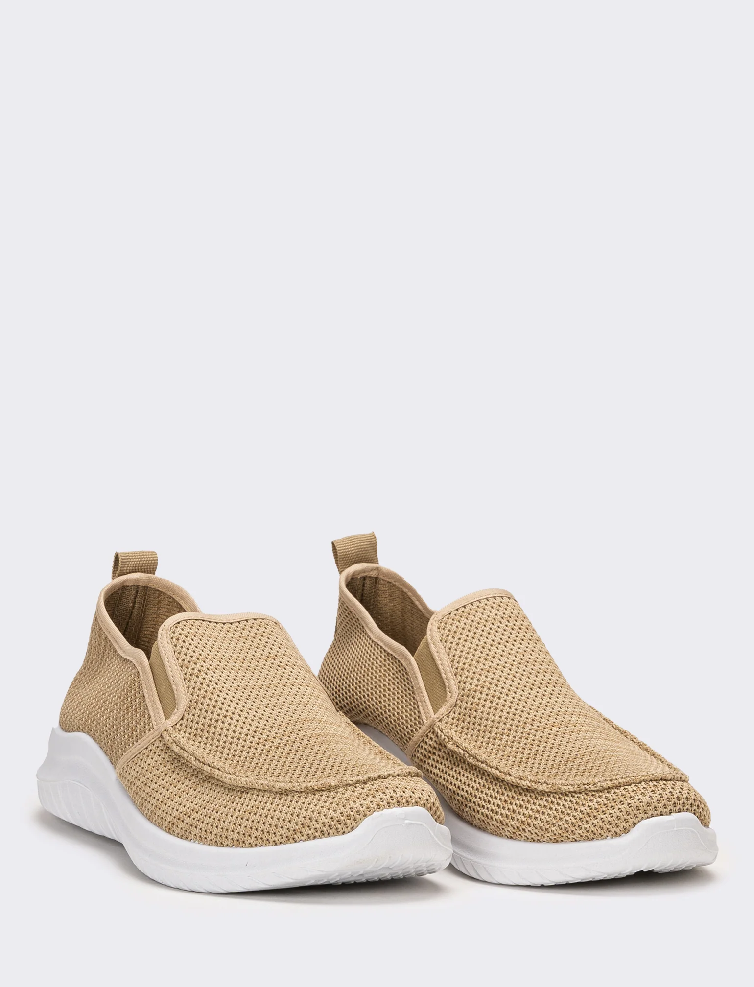 Scarpa da uomo in tessuto tecnico - Beige - Image 2
