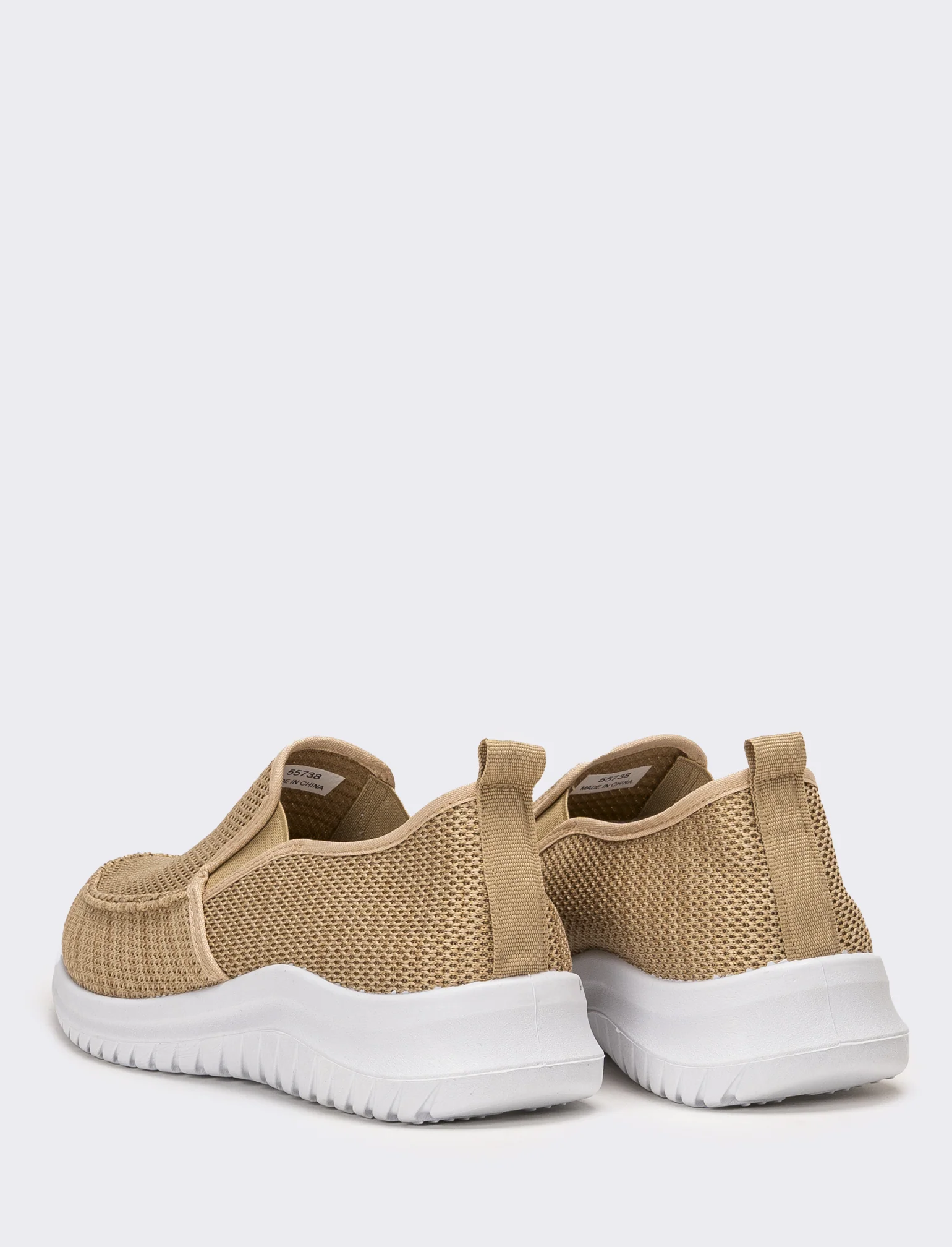 Scarpa da uomo in tessuto tecnico - Beige - Image 3