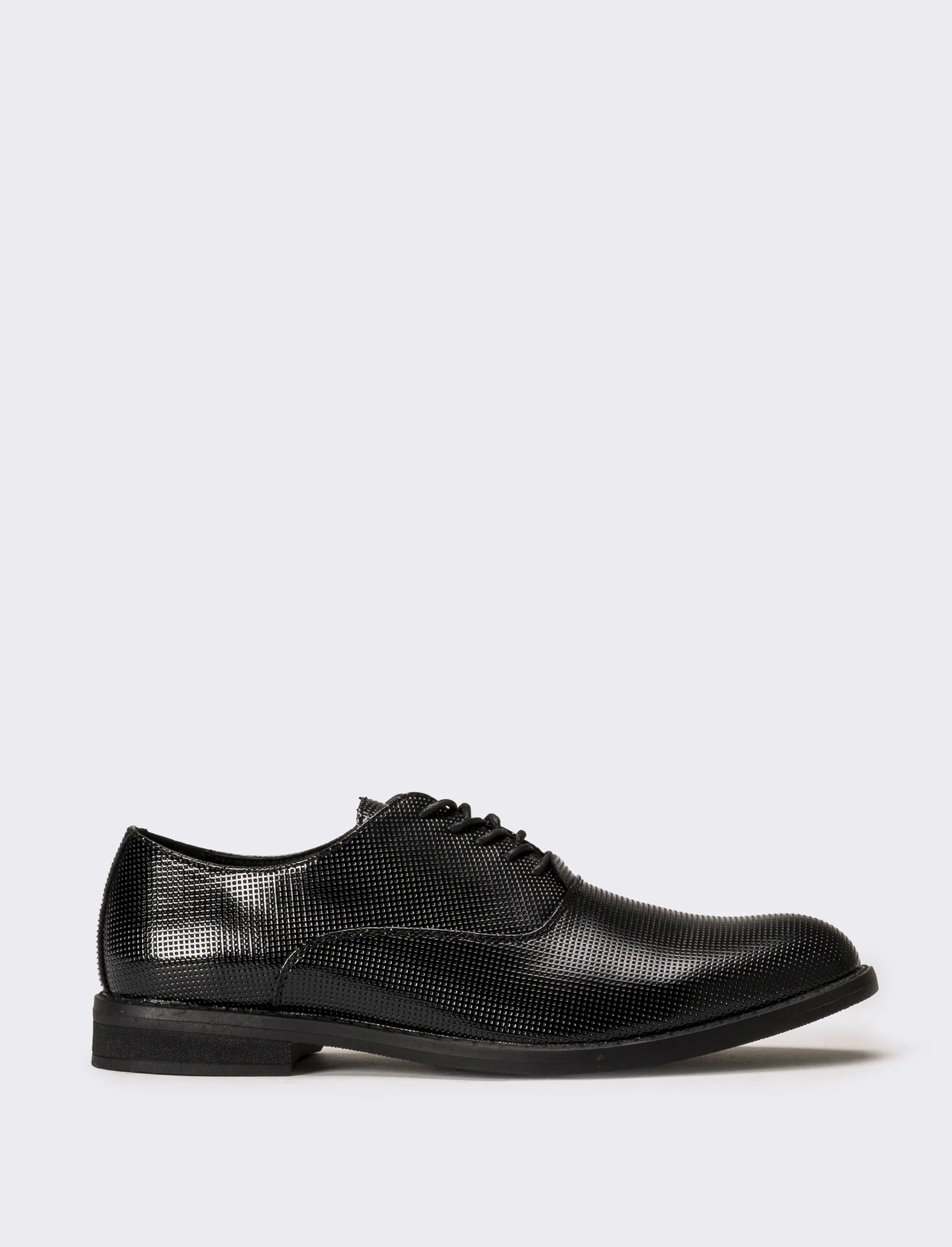 Scarpa Derby da uomo - Nero - Image 2