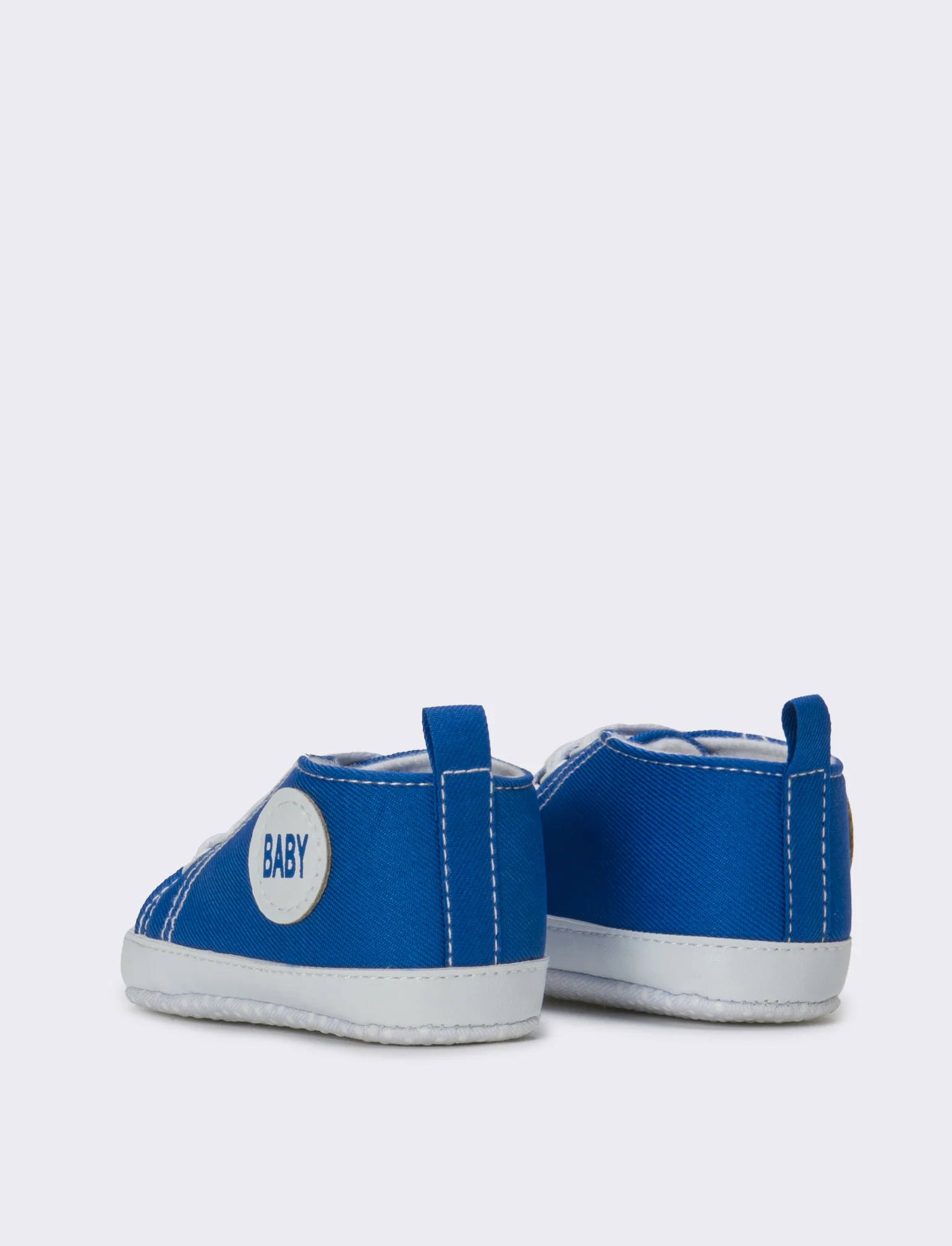 Scarpa in canvas da neonato - Celeste - Image 2