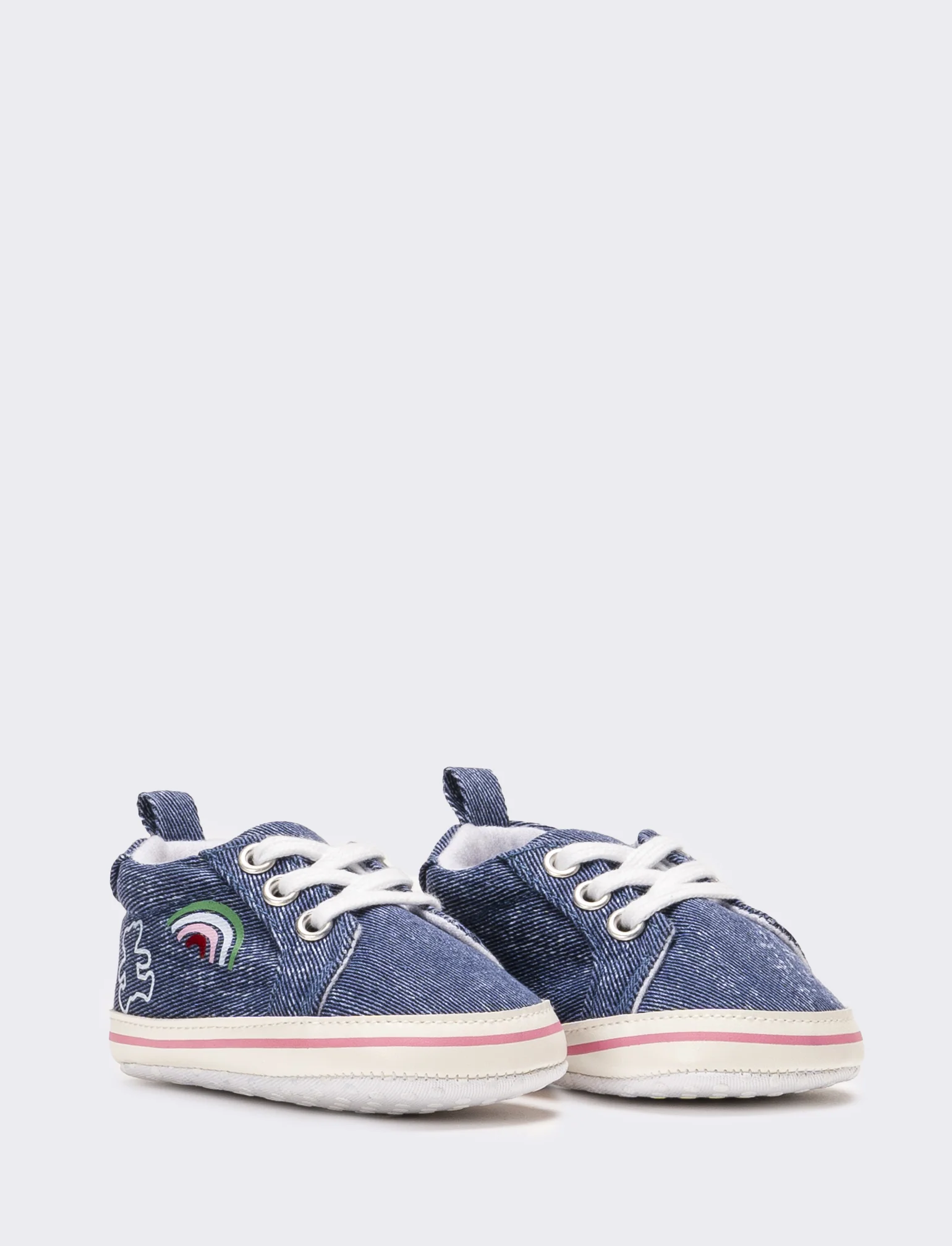 Scarpa in denim da neonata - Jeans - Image 3