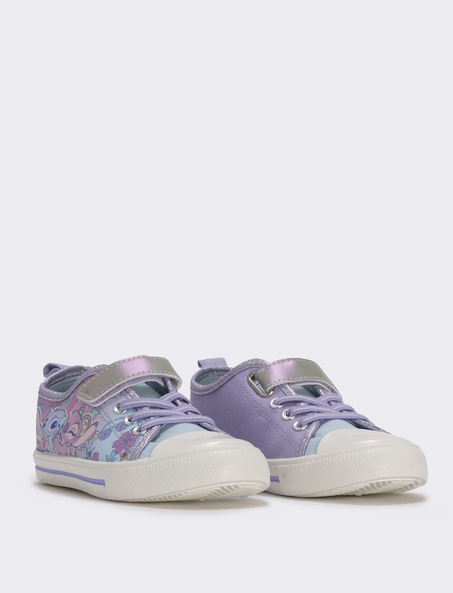 Scarpa in tela lilla Stitch&Angel bambina - Lilla - Image 3