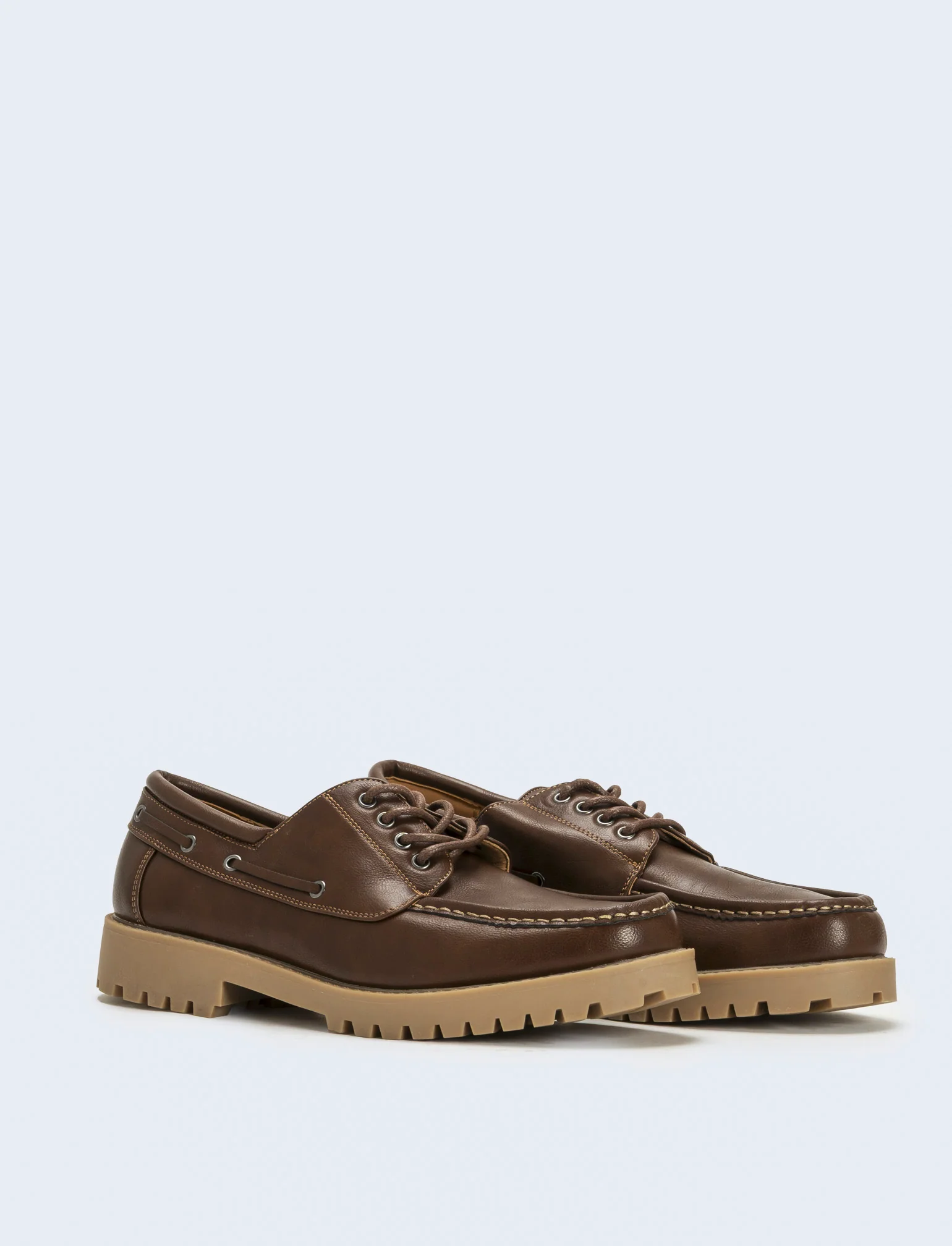 Scarpa stringata da uomo modello ingegnere - Marrone - Image 5