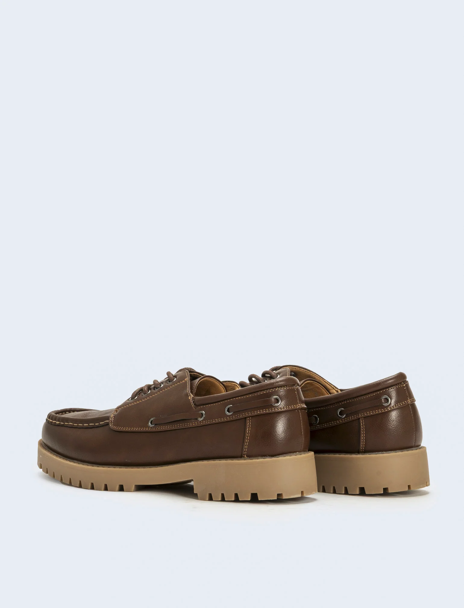 Scarpa stringata da uomo modello ingegnere - Marrone - Image 6