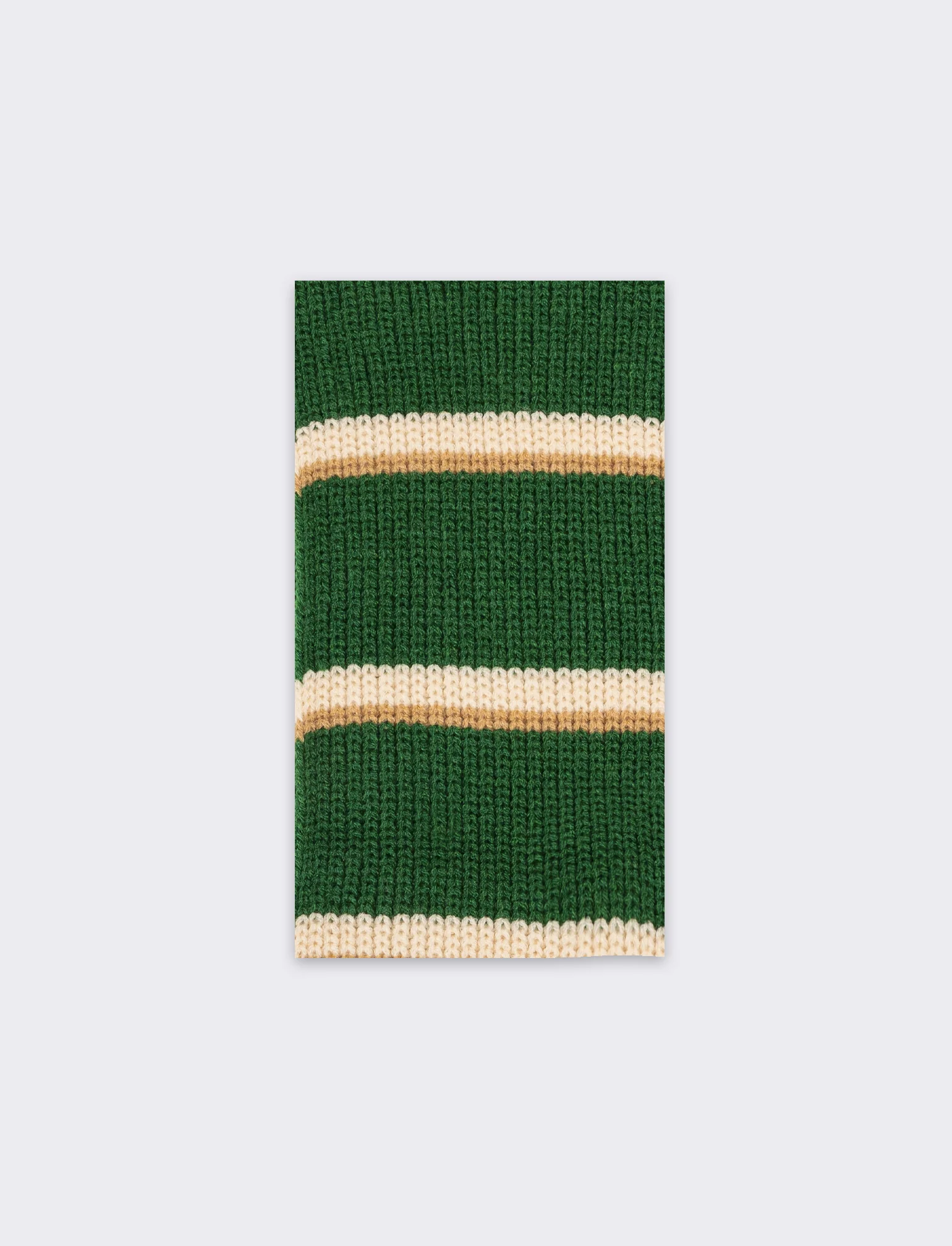 Sciarpa a righe in maglia bambino - Verde - Image 2