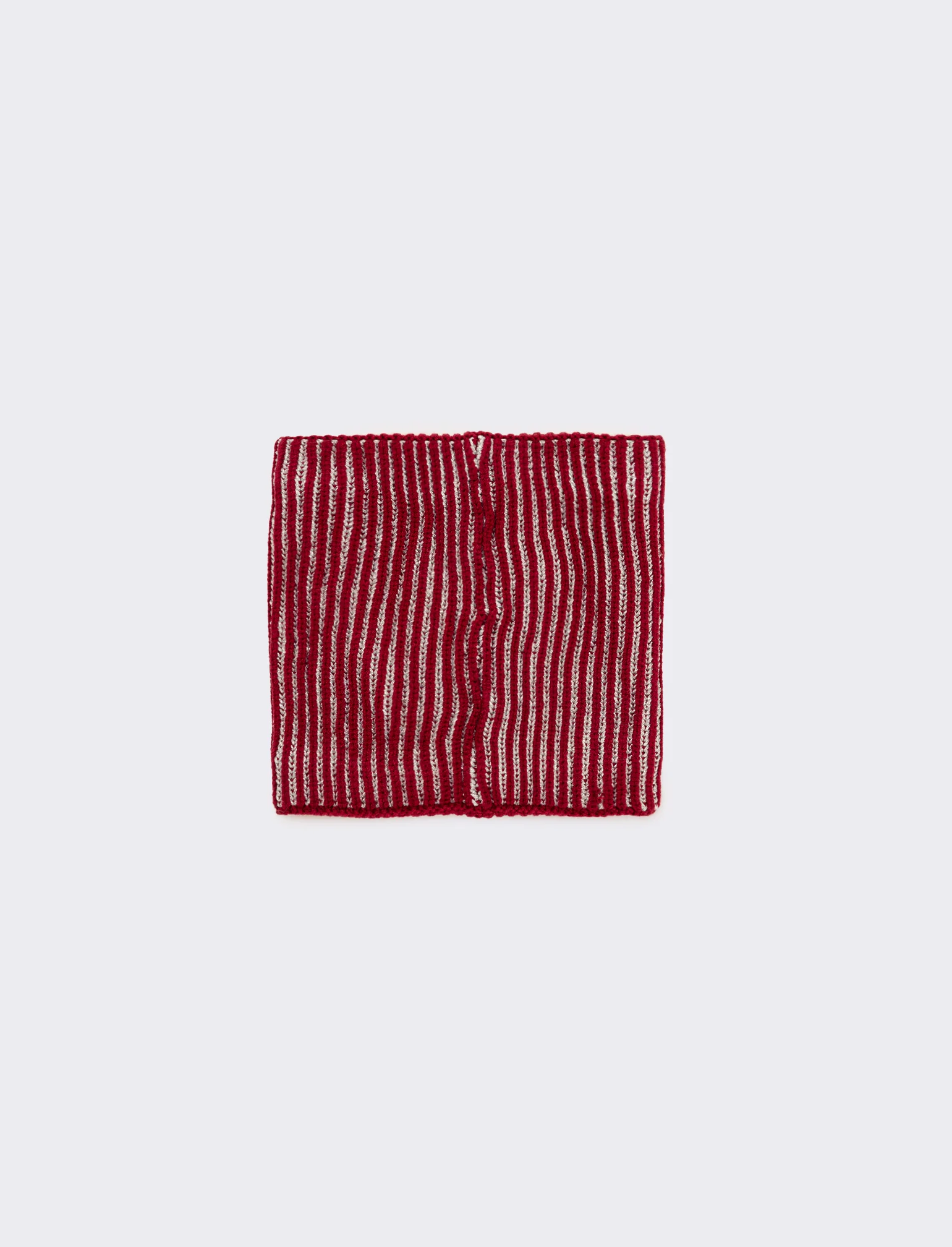 Sciarpa collo con cuore glitter - Bordeaux - Image 2