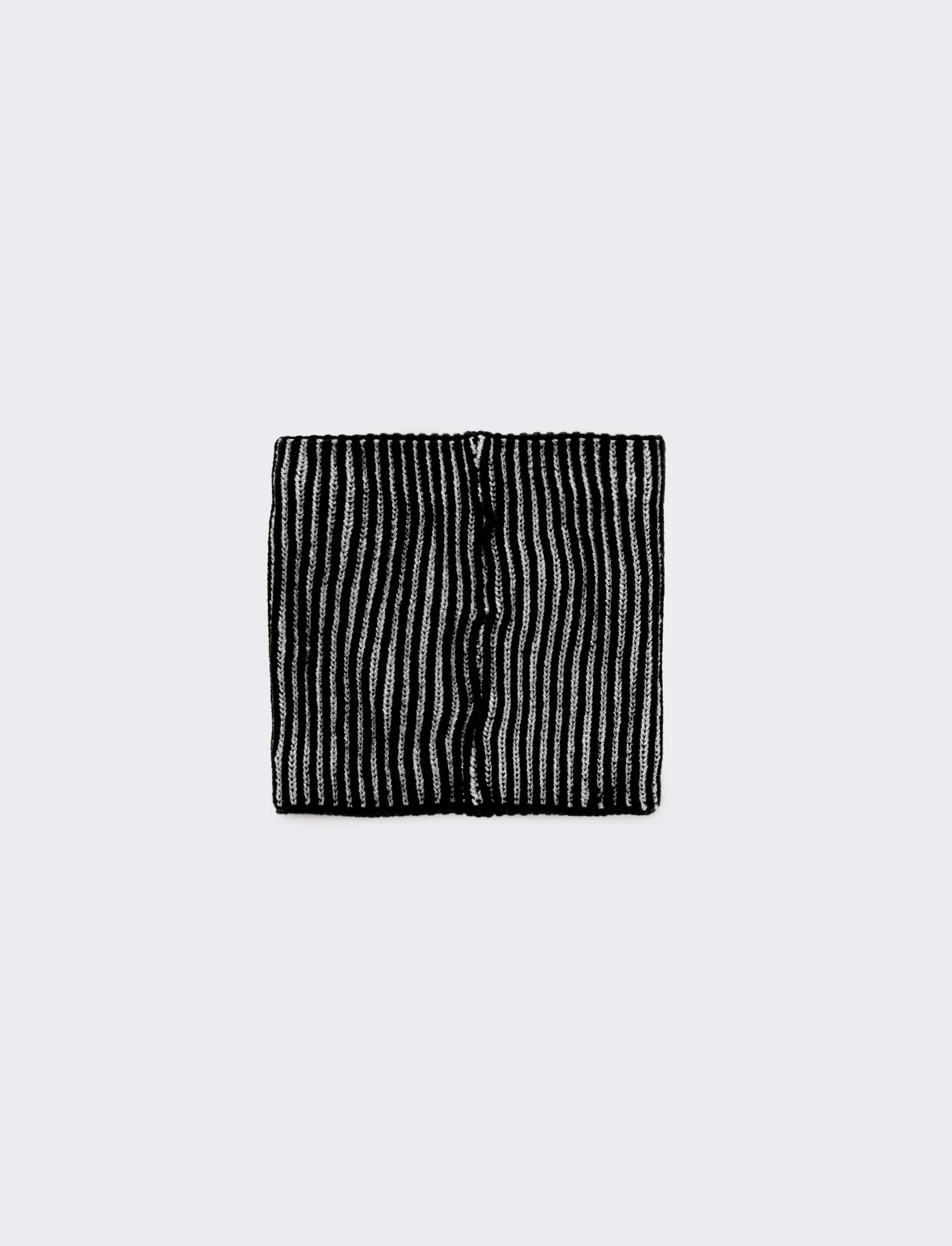 Sciarpa collo con cuore glitter - Nero - Image 2