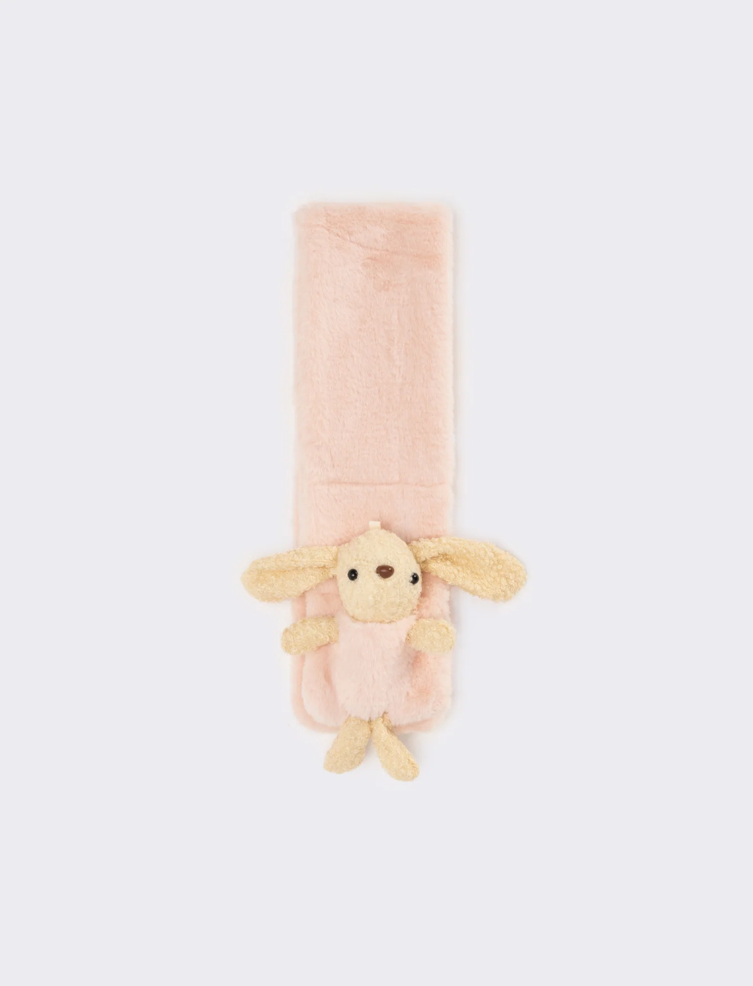 Sciarpa cravatta con coniglietto - Rosa