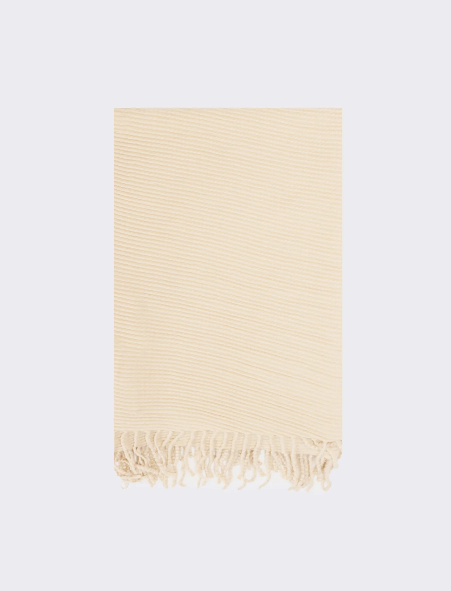 Sciarpa plissettata donna - Beige - Image 2