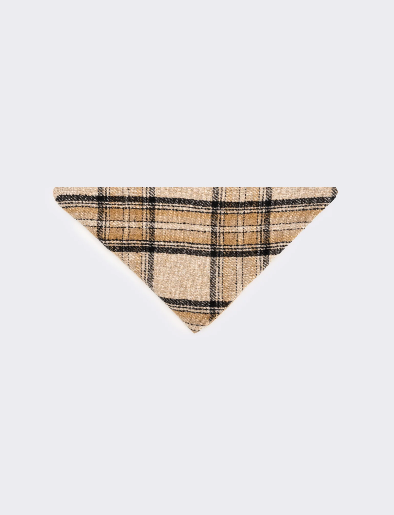 Sciarpa triangolo con impunture varie fantasie - Beige - Image 2
