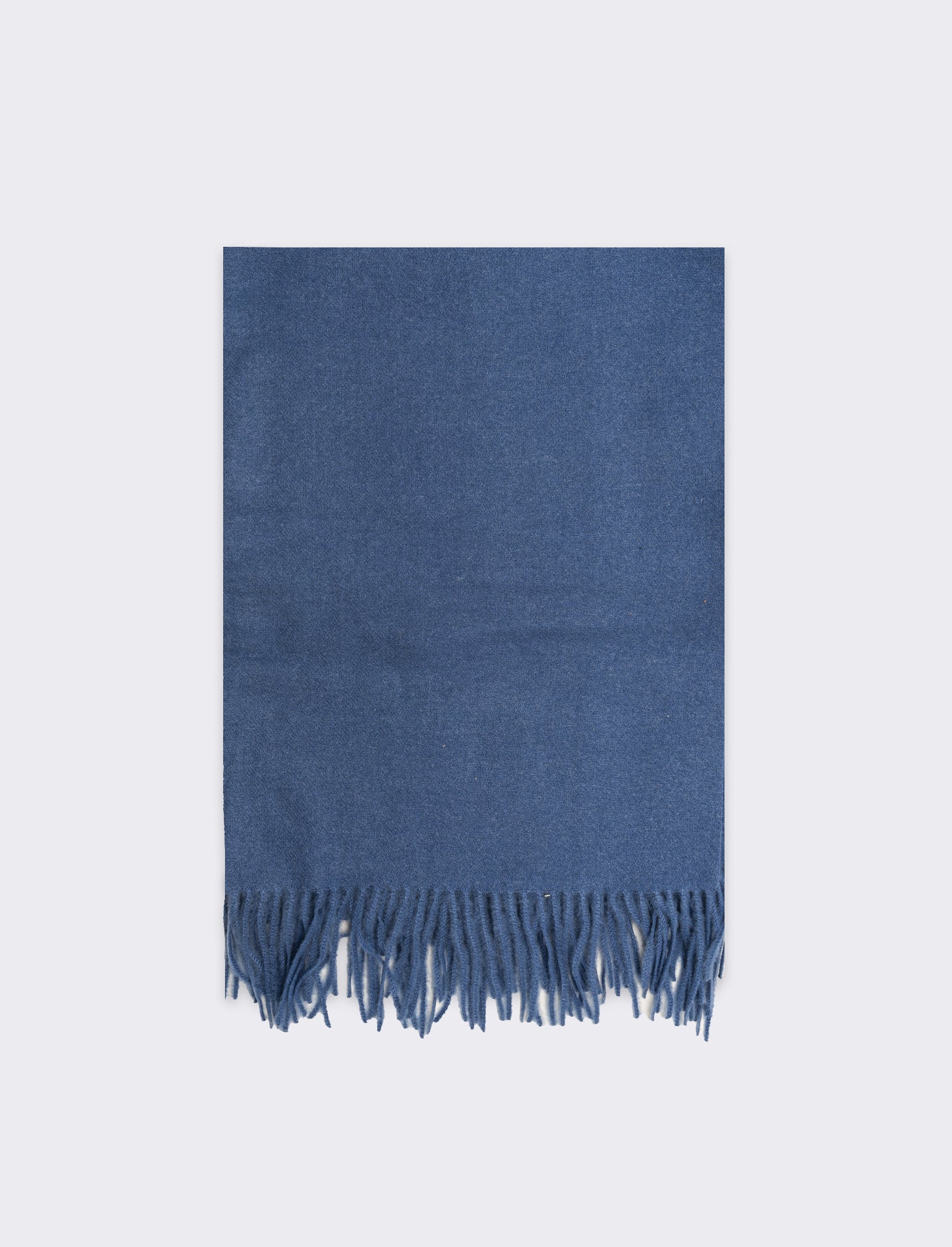 Sciarpa unito con frange uomo - Denim - Image 2