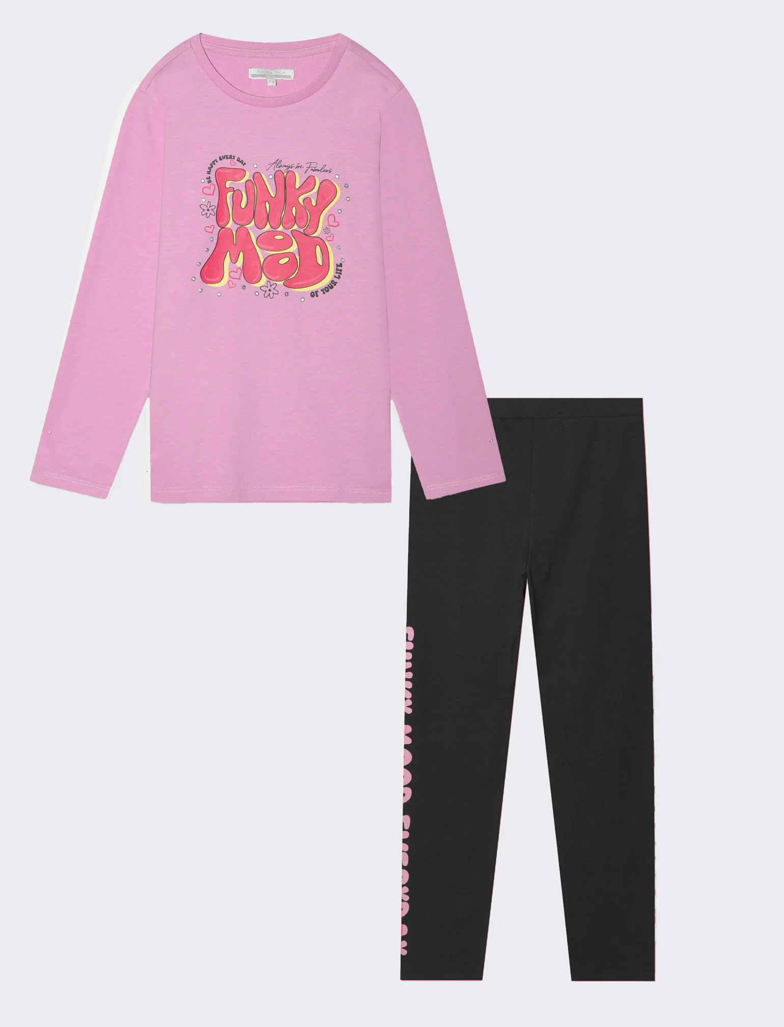 Set 2 pezzi da bambina - Rosa