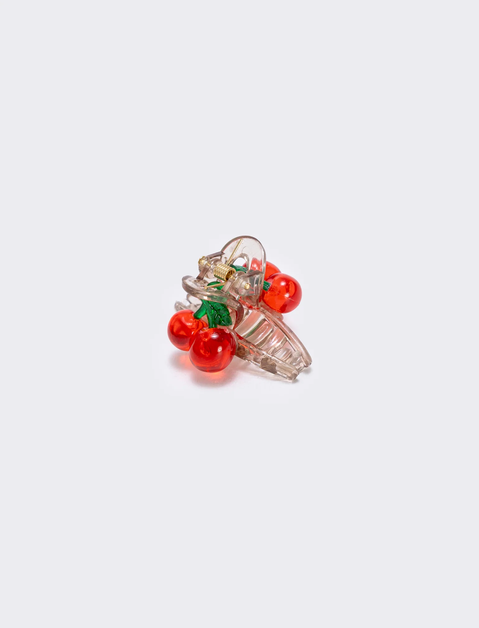 Set 3 pezzi  scrunchie piu pinza capelli bambina - Rosso-bianco