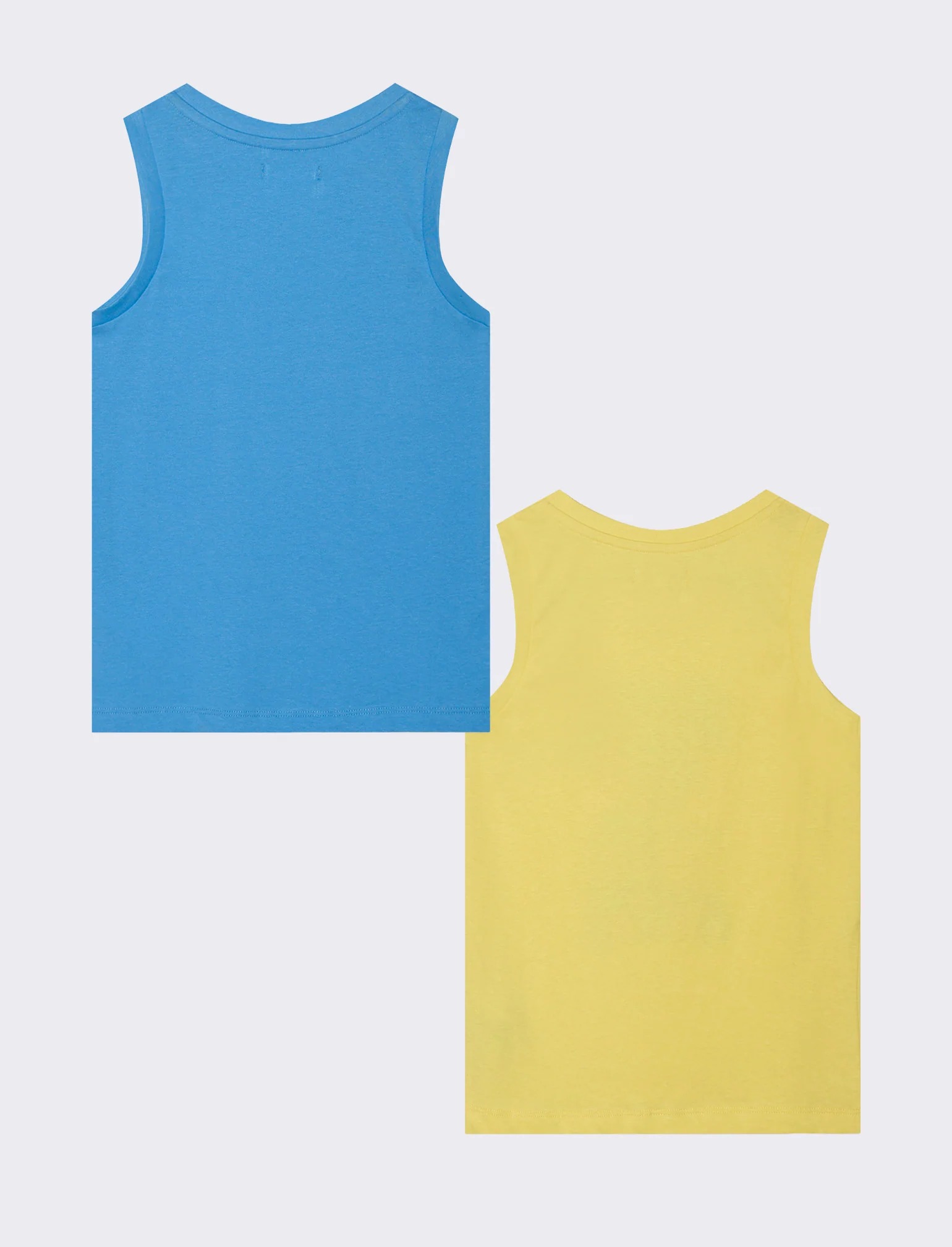 Set Canotte in Cotone per Tempo Libero - Giallo - Image 2