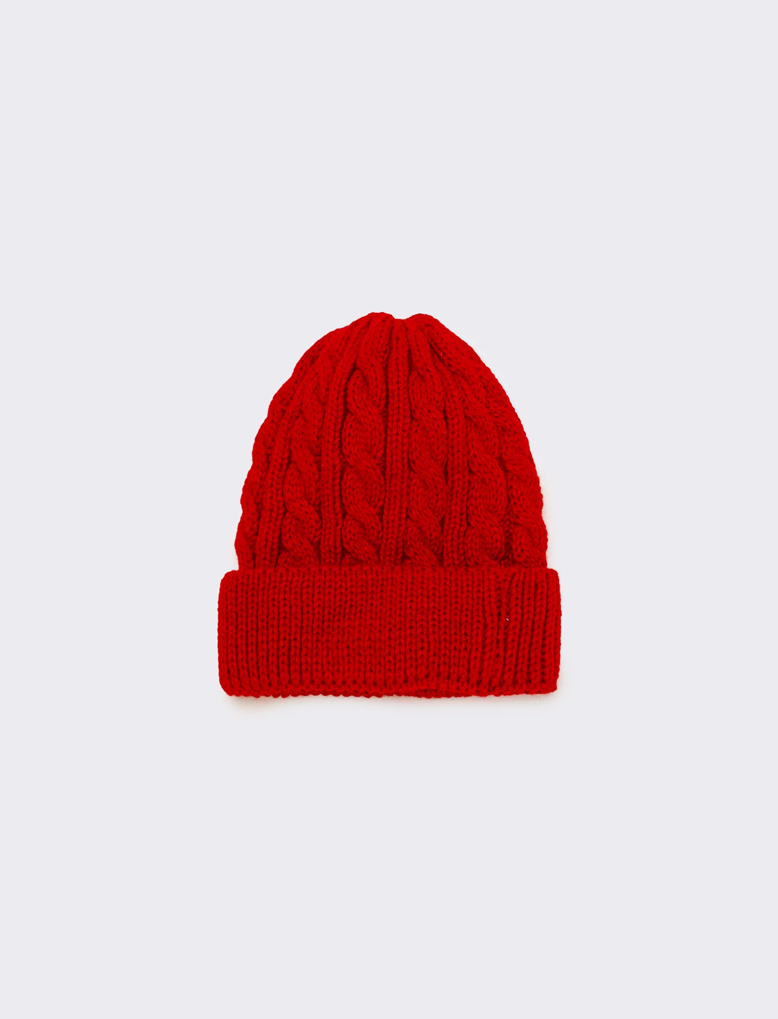 Set cappello+collo trecce bambino - Rosso - Image 2