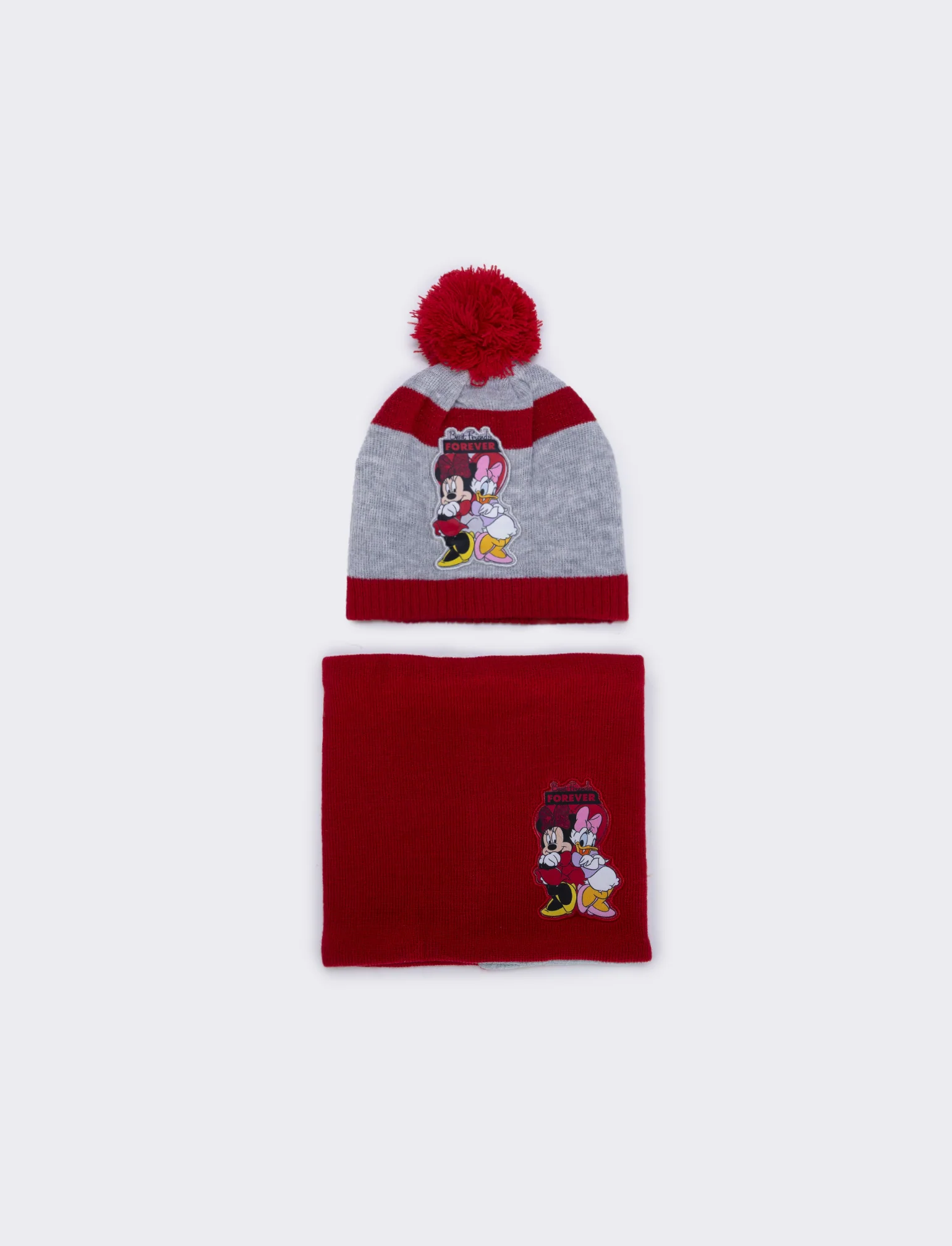 Set collo e cappello minnie - Rosso