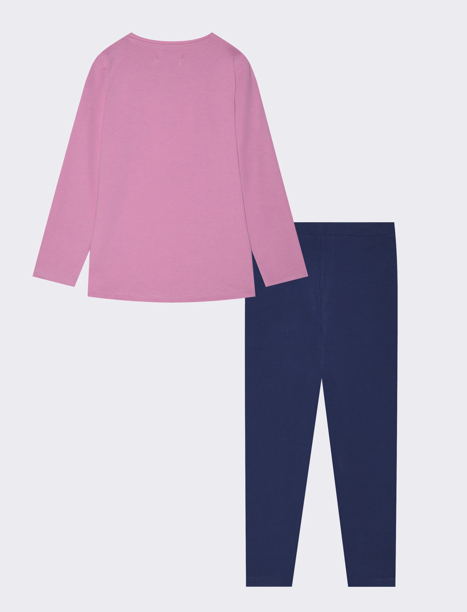 Set due pezzi bambina: T-shirt e leggings - Rosa - Image 2