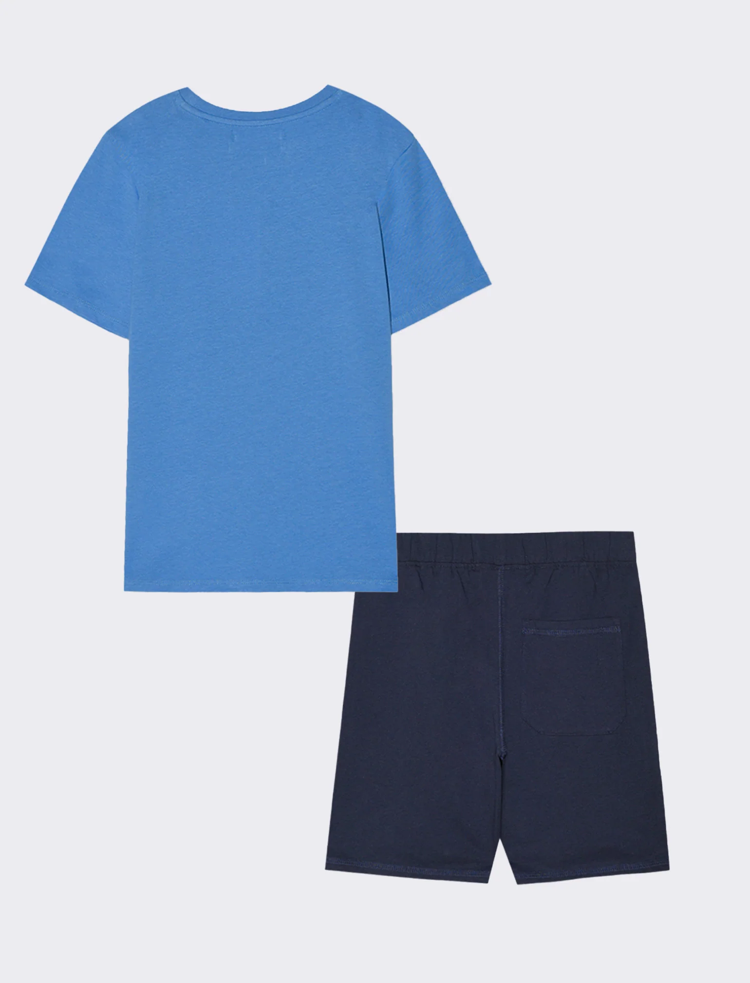 Set due pezzi mezza manica bambino - Blu cobalto - Image 2