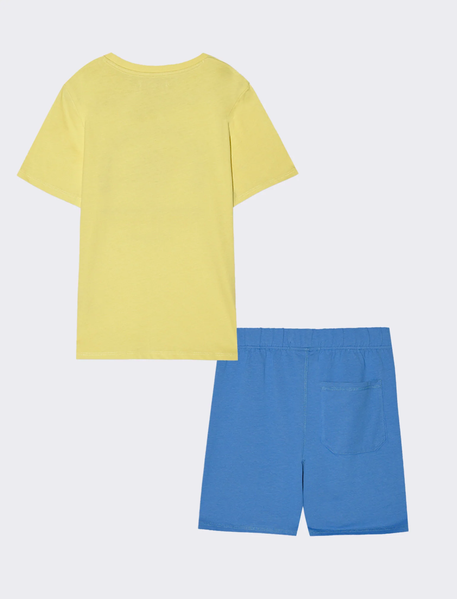 Set due pezzi mezza manica bambino - Giallo limone - Image 2