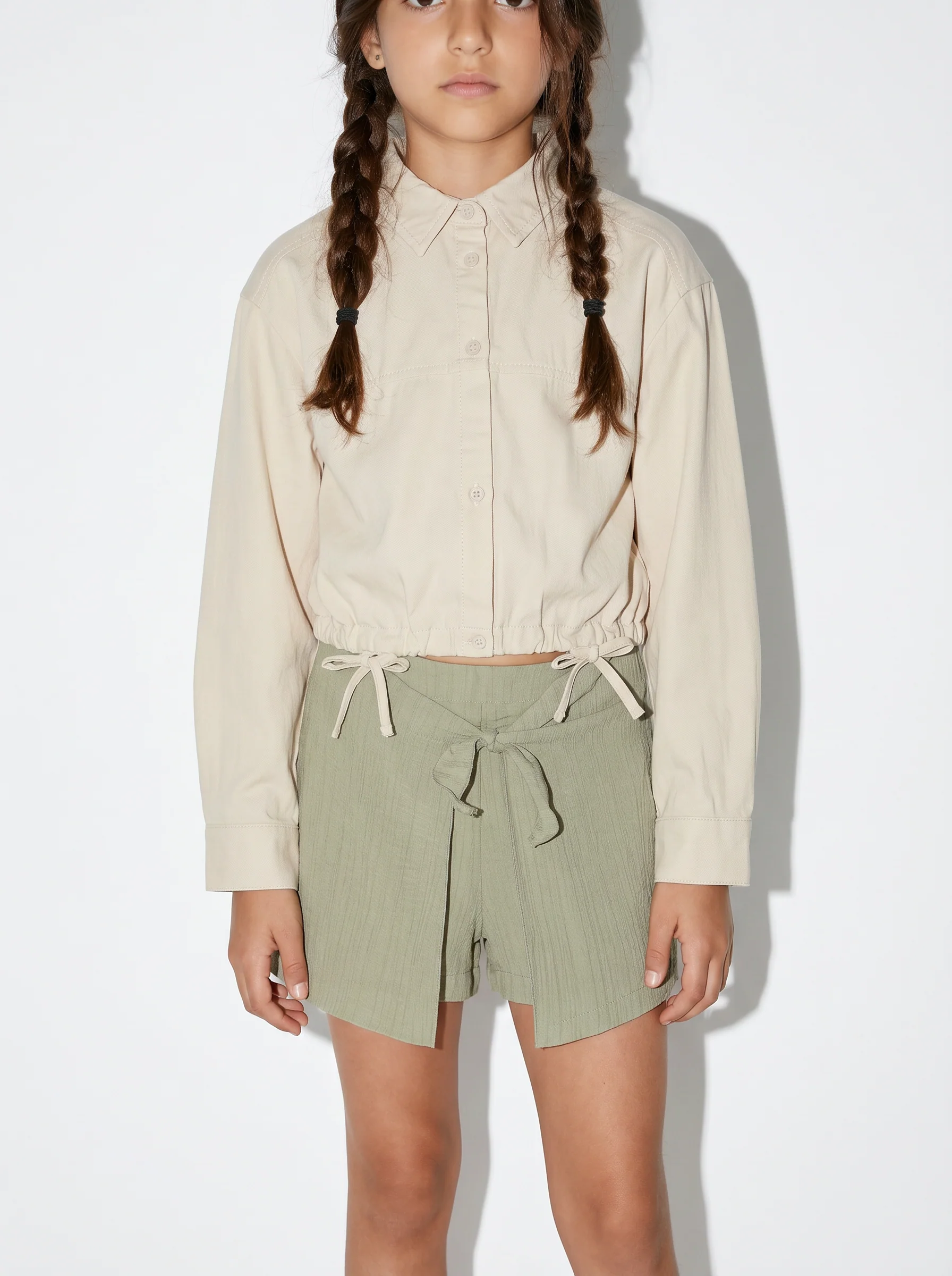 Short bambina - Verde - Image 4