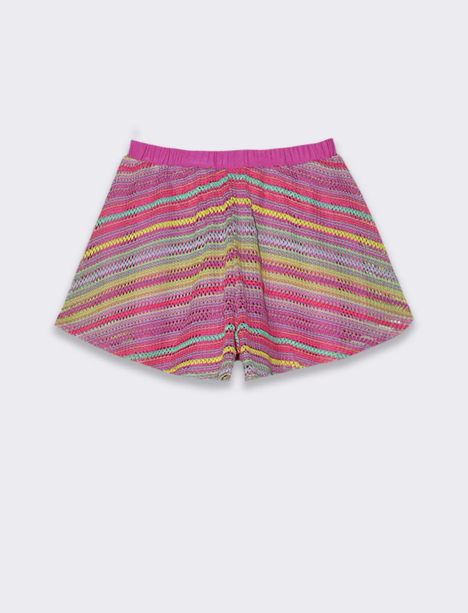 Short colorato da bambina - Fuxia azalea - Image 4