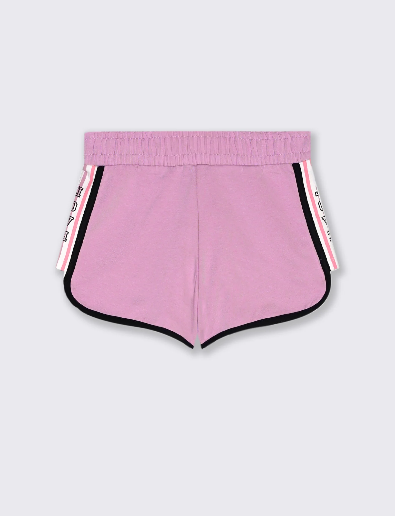 Short con bordini a contrasto da bambina - Rosa - Image 2