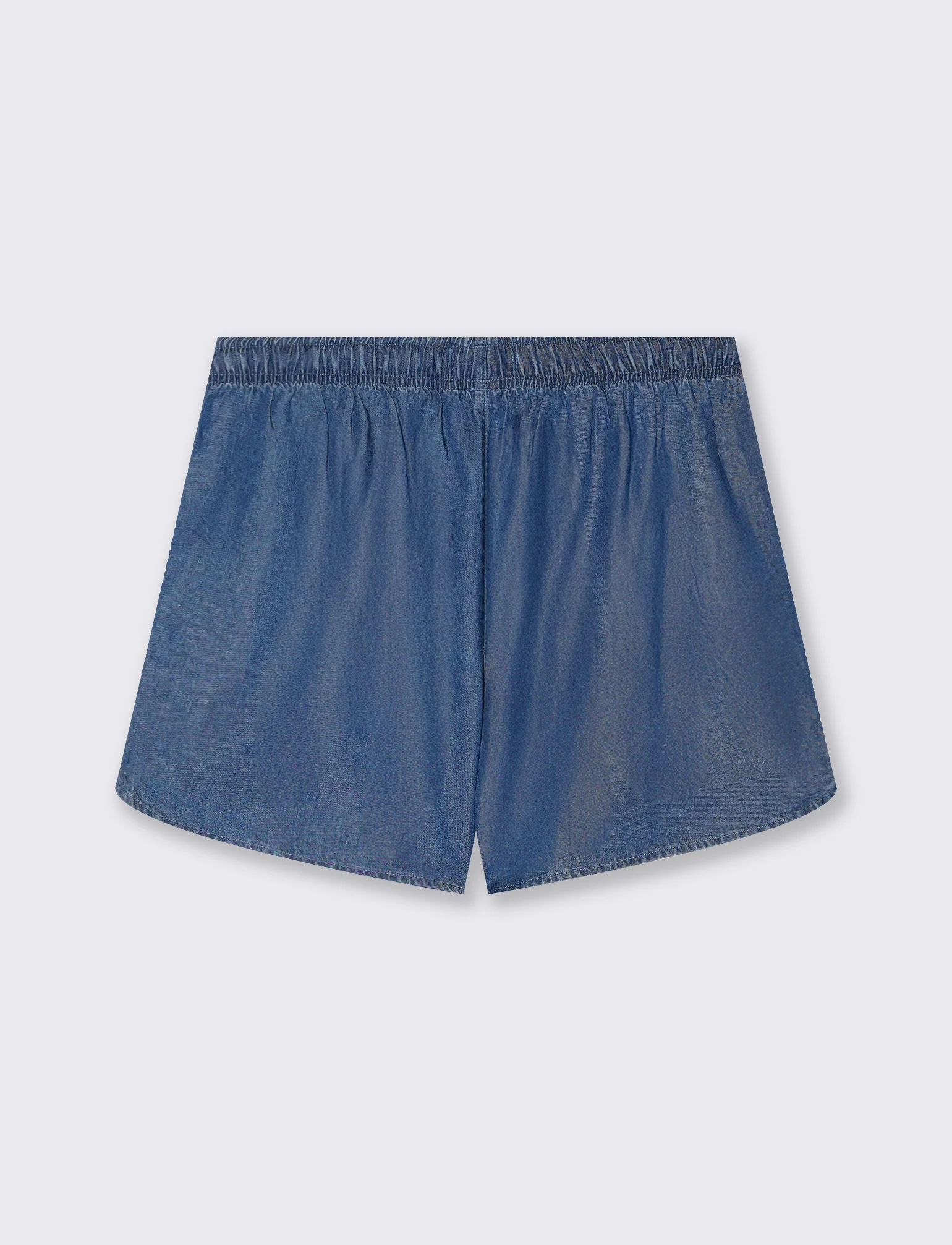 Short con coulisse da donna - DENIM SCURO - Image 2