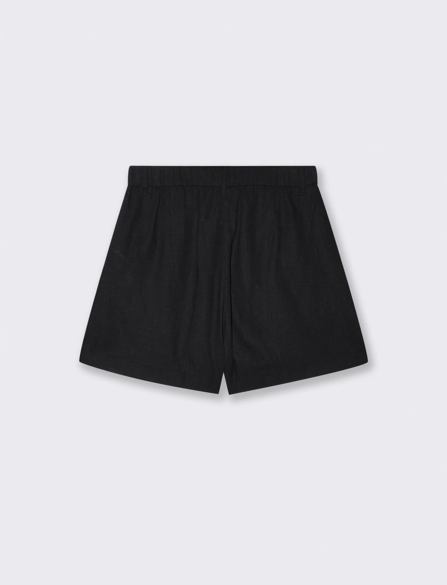 Short con Elastico e Tasche Americane - Nero - Image 4
