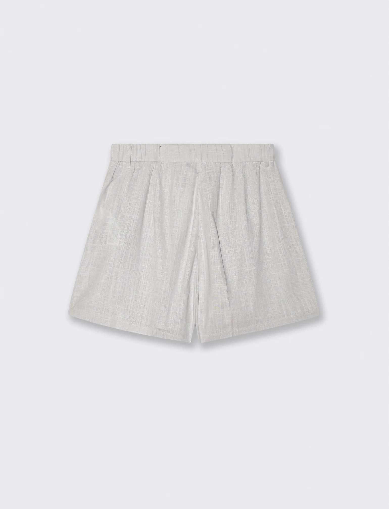 Short con Elastico e Tasche Americane - Sabbia - Image 4