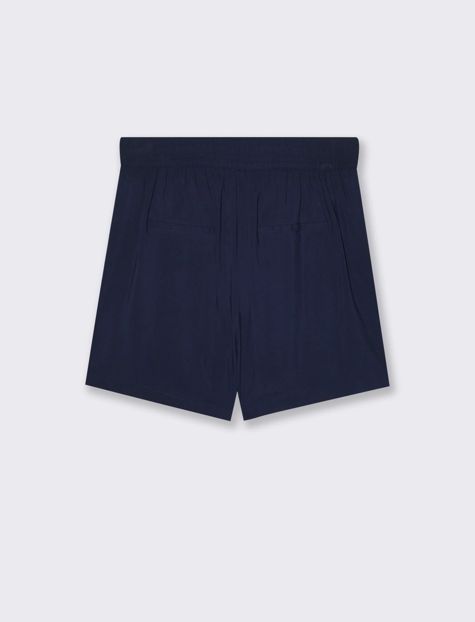 Short con elastico in vita da donna - Blu - Image 4