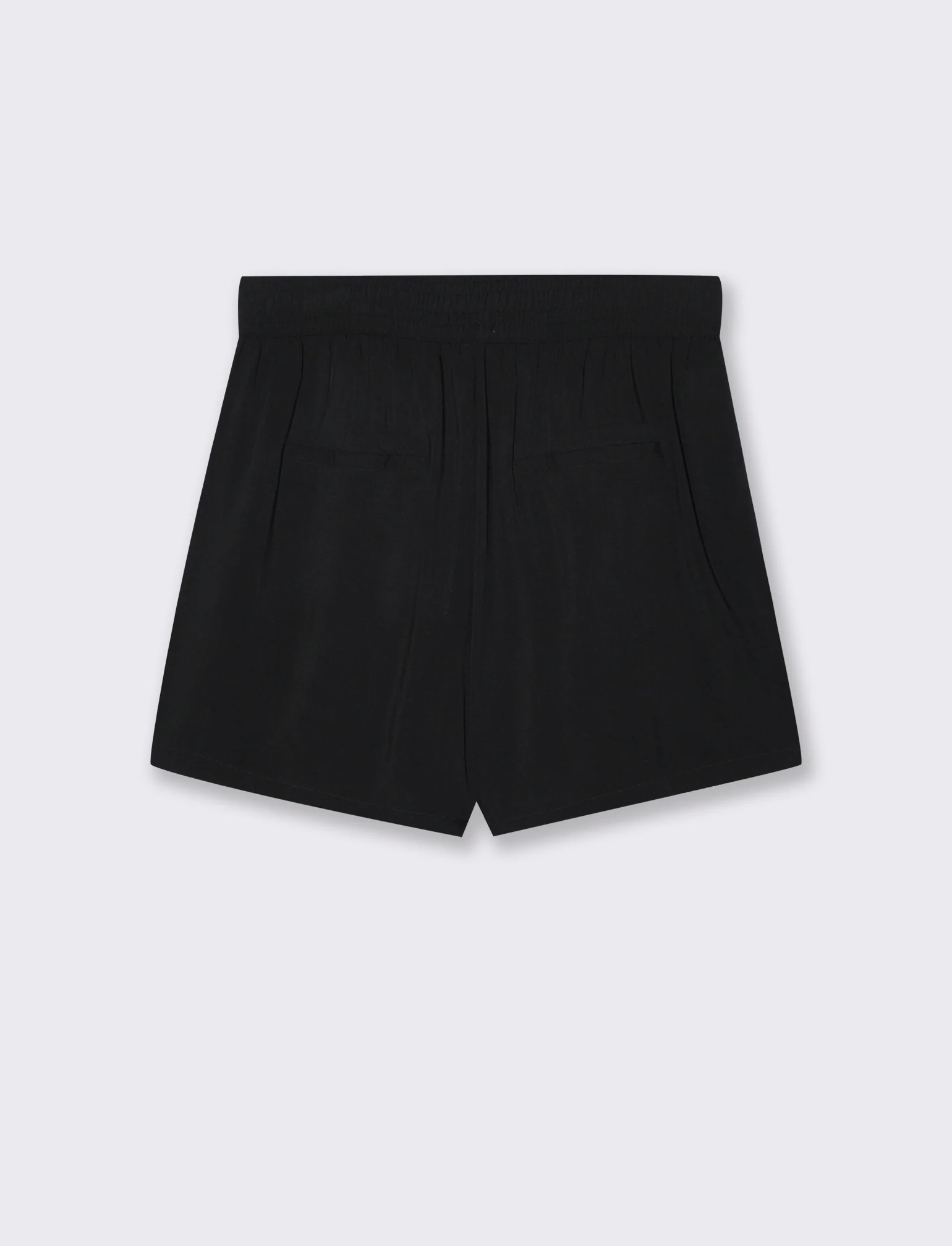 Short con elastico in vita da donna - Nero - Image 5