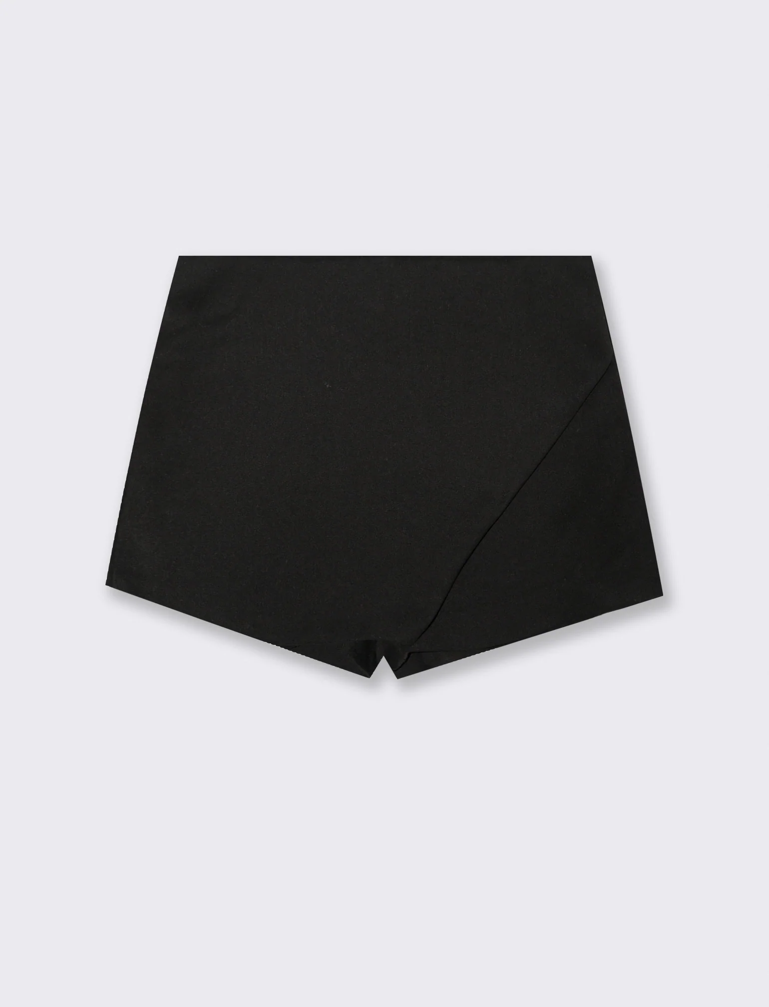 SHORT CON PANNELLO DAVANTI - Nero